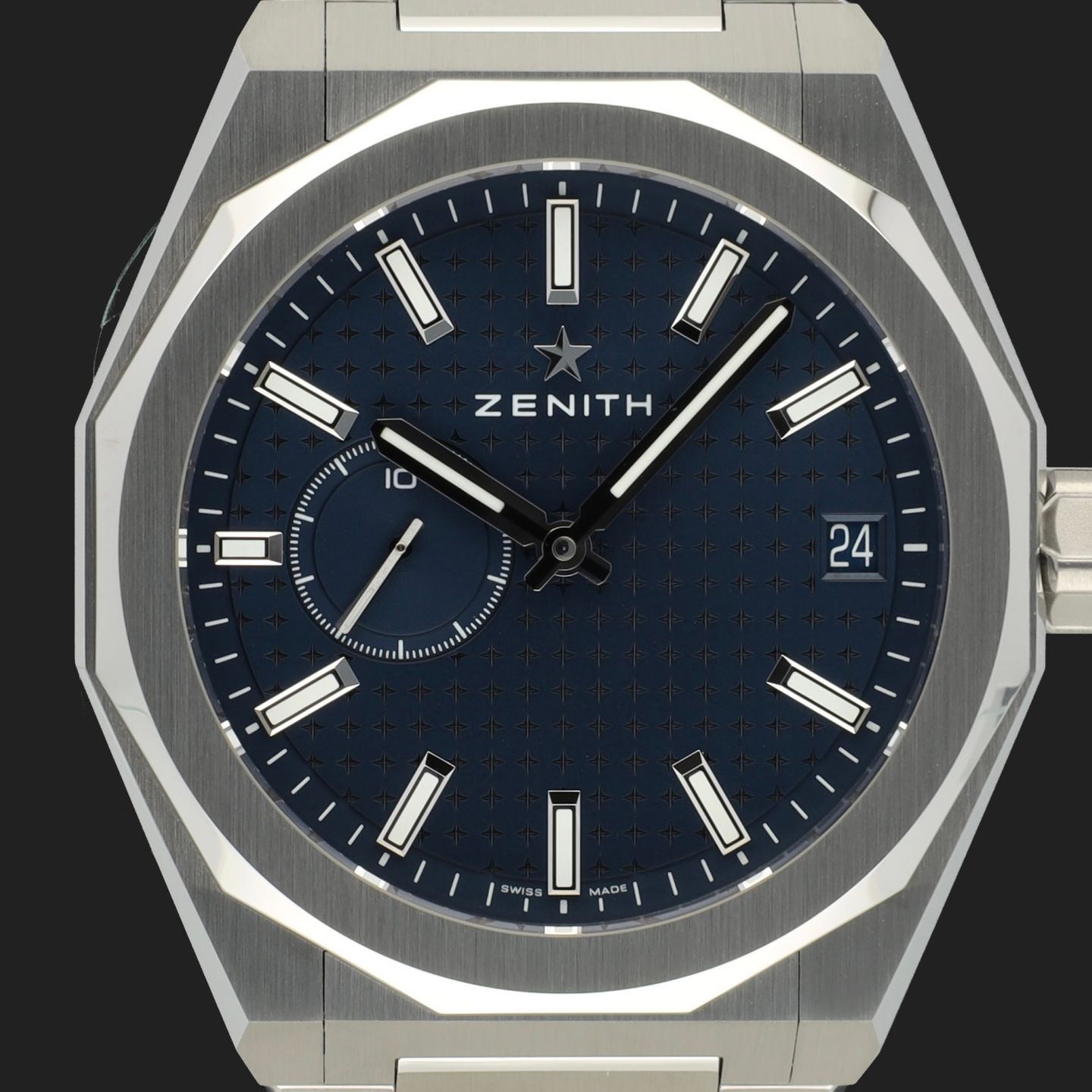 Zenith Defy Skyline 03.9300.3620/51.I001 (2024) - Blauw wijzerplaat 41mm Staal (2/8)