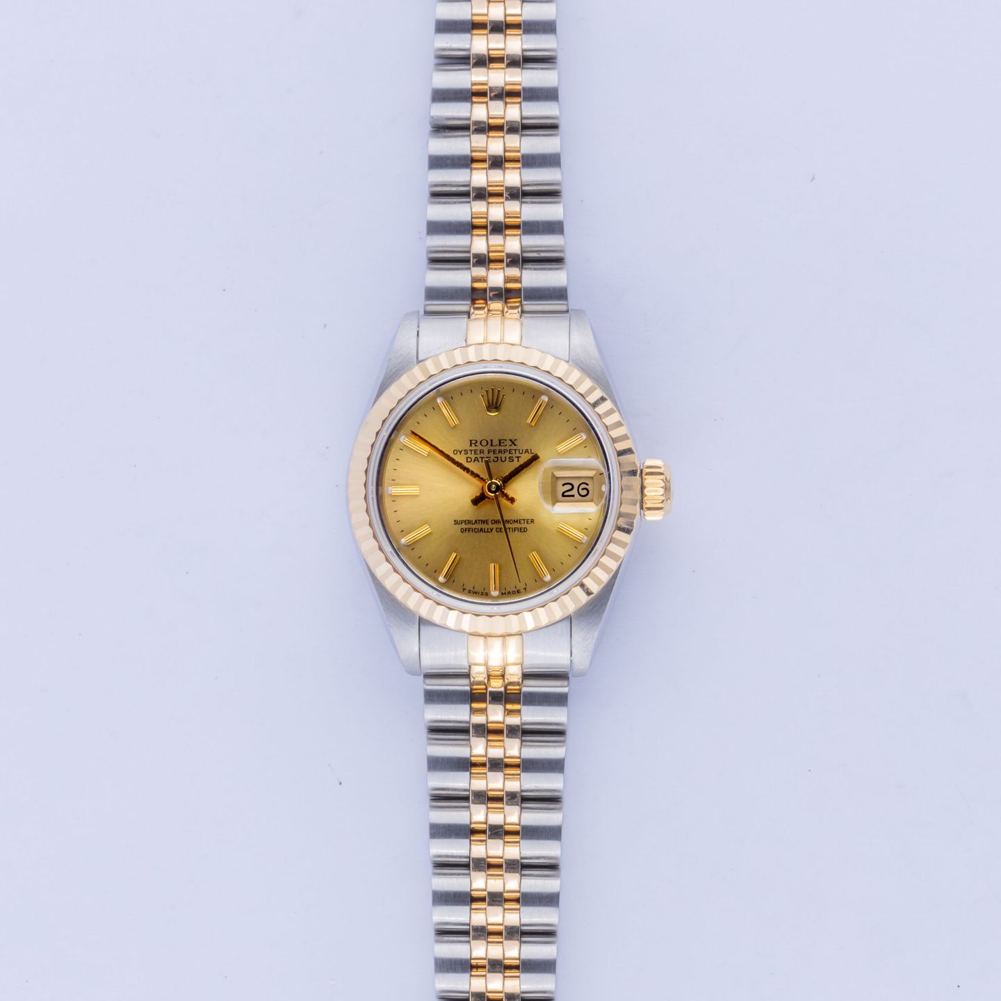 Rolex Lady-Datejust 69173 (1989) - 26 mm Gold/Steel case (3/8)