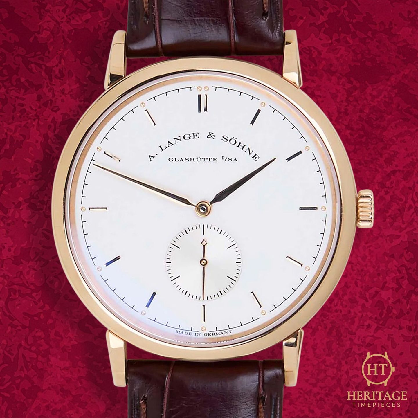 A. Lange & Söhne Saxonia 216.032 (Onbekend (willekeurig serienummer)) - 37mm Roségoud (1/8)