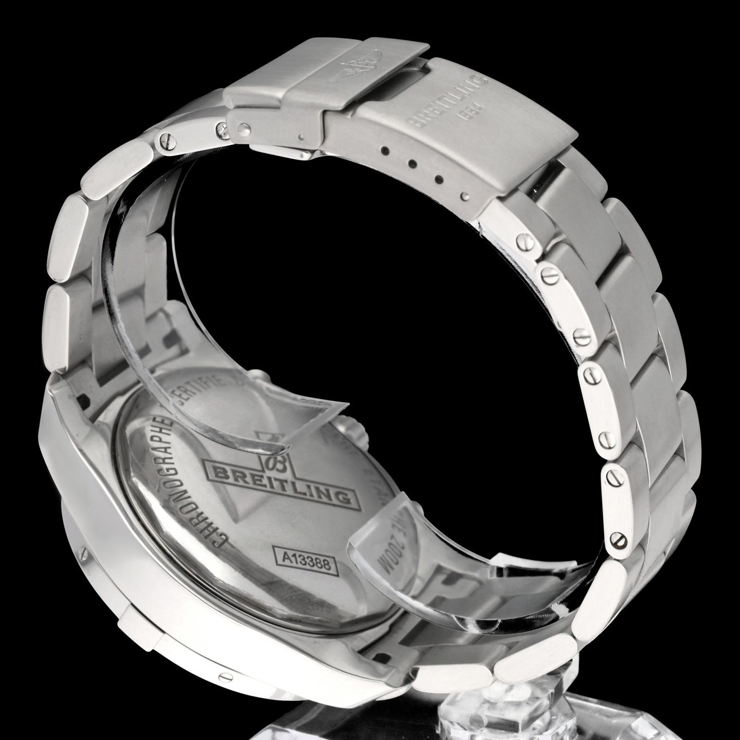 Breitling Colt Chronograph Automatic A13388 (2015) - Black dial 44 mm Steel case (8/8)