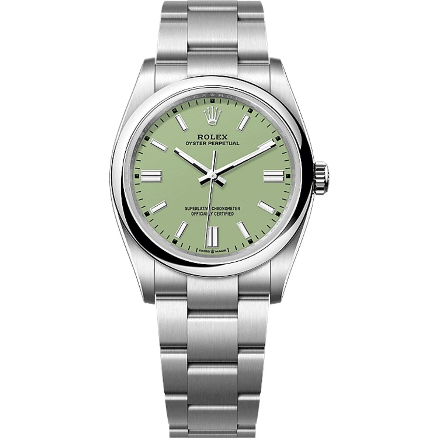 Rolex Oyster Perpetual 36 126000 (2025) - Groen wijzerplaat 36mm Staal (1/1)
