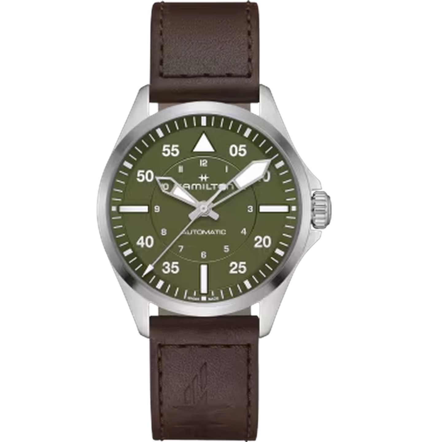 Hamilton Khaki Aviation H76305560 (2025) - Groen wijzerplaat 39mm Staal (1/1)