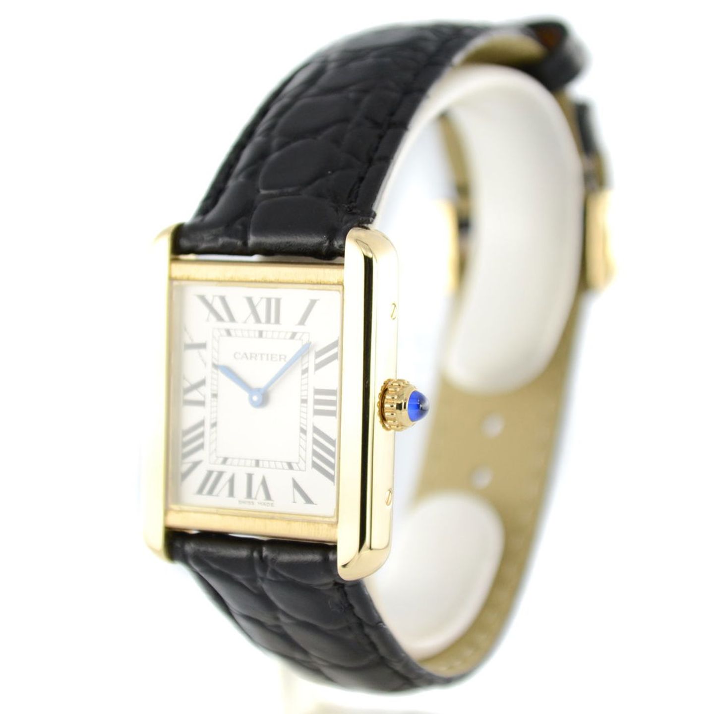 Cartier Tank Solo W5200002 (2020) - Silver dial 31 mm Yellow Gold case (2/7)