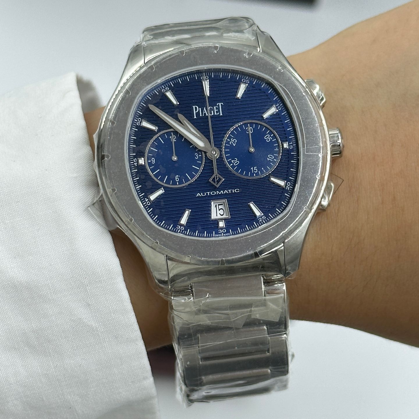 Piaget Polo S G0A41006 (2024) - Blauw wijzerplaat 42mm Staal (8/8)