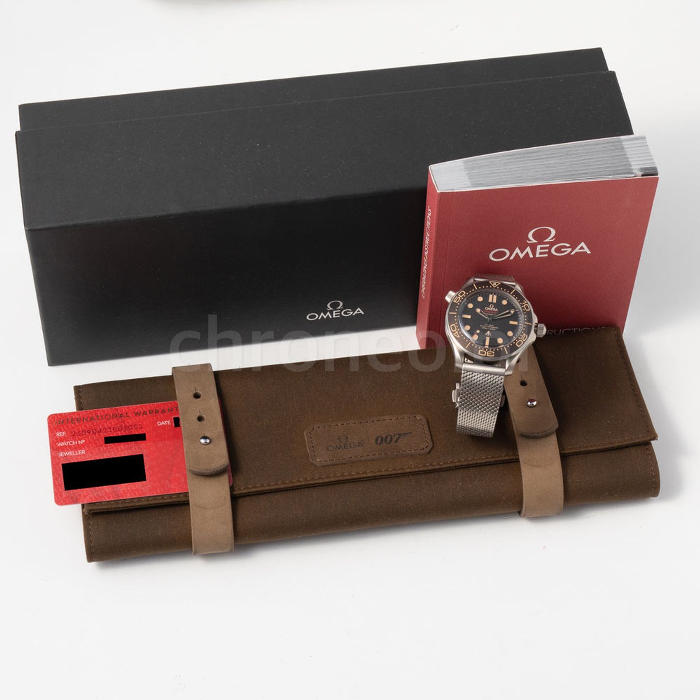 Omega Seamaster Diver 300 M 210.90.42.20.01.001 (2025) - Bruin wijzerplaat 42mm Titanium (8/8)