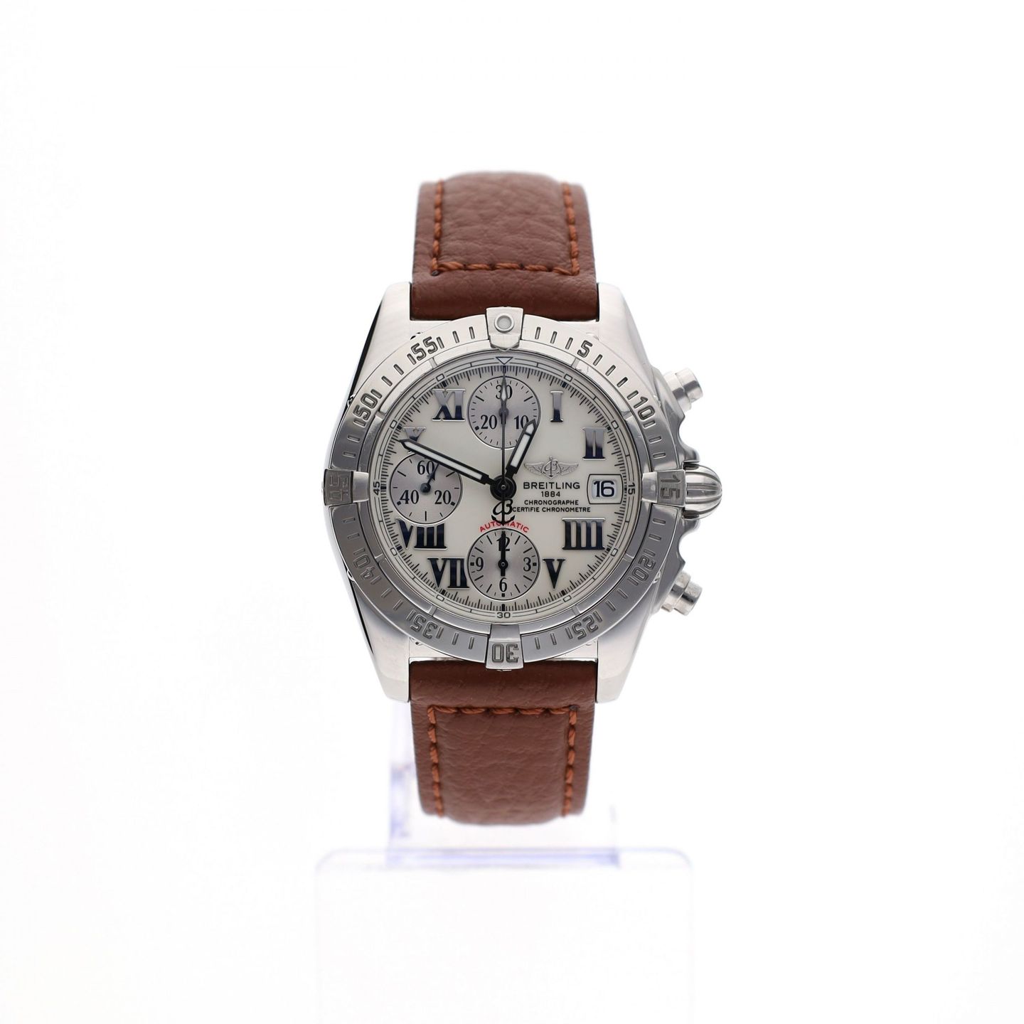 Breitling Chrono Cockpit A13358 (2007) - Onbekend wijzerplaat 39mm Staal (1/8)