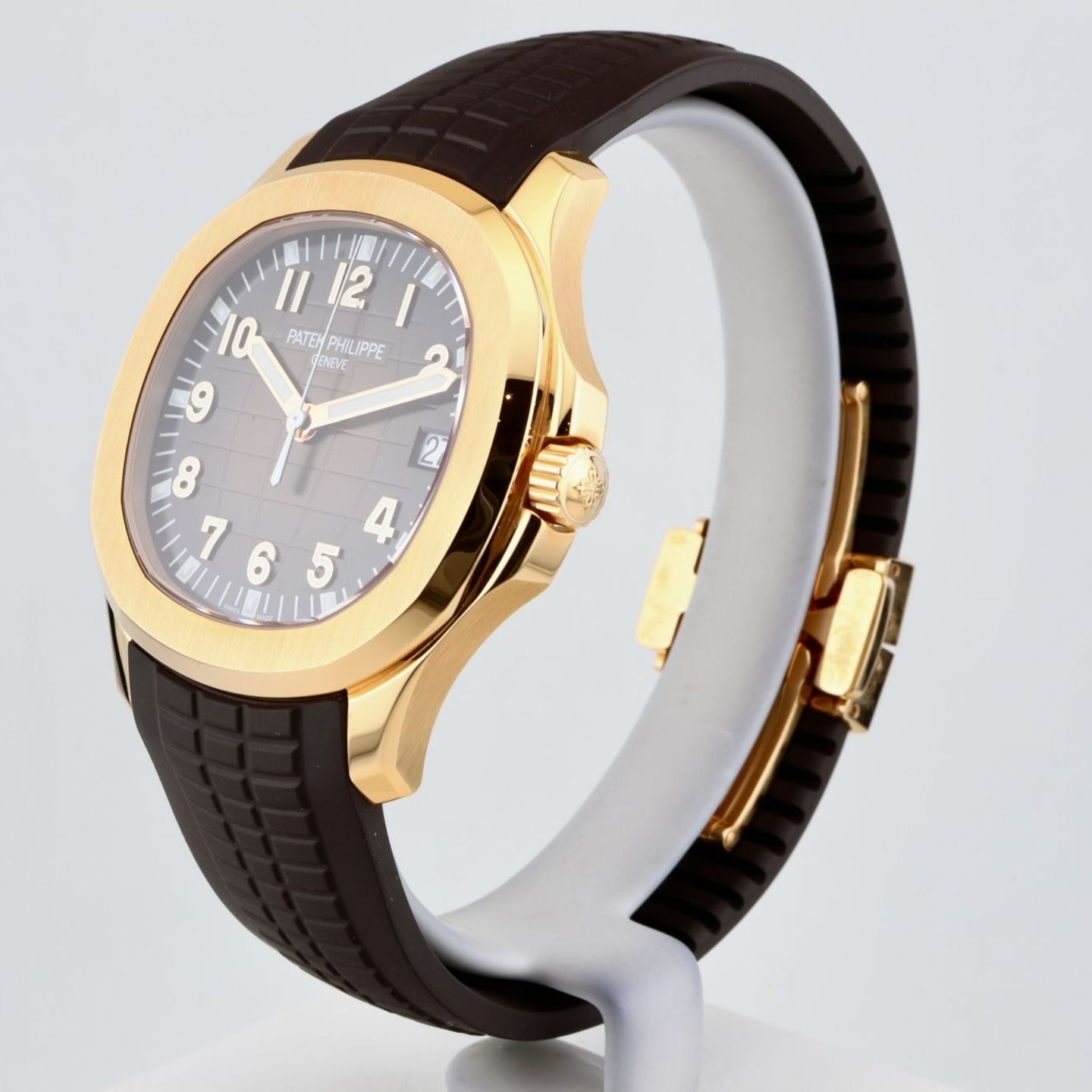 Patek Philippe Aquanaut 5167R-001 (Onbekend (willekeurig serienummer)) - Bruin wijzerplaat 40mm Roségoud (2/8)