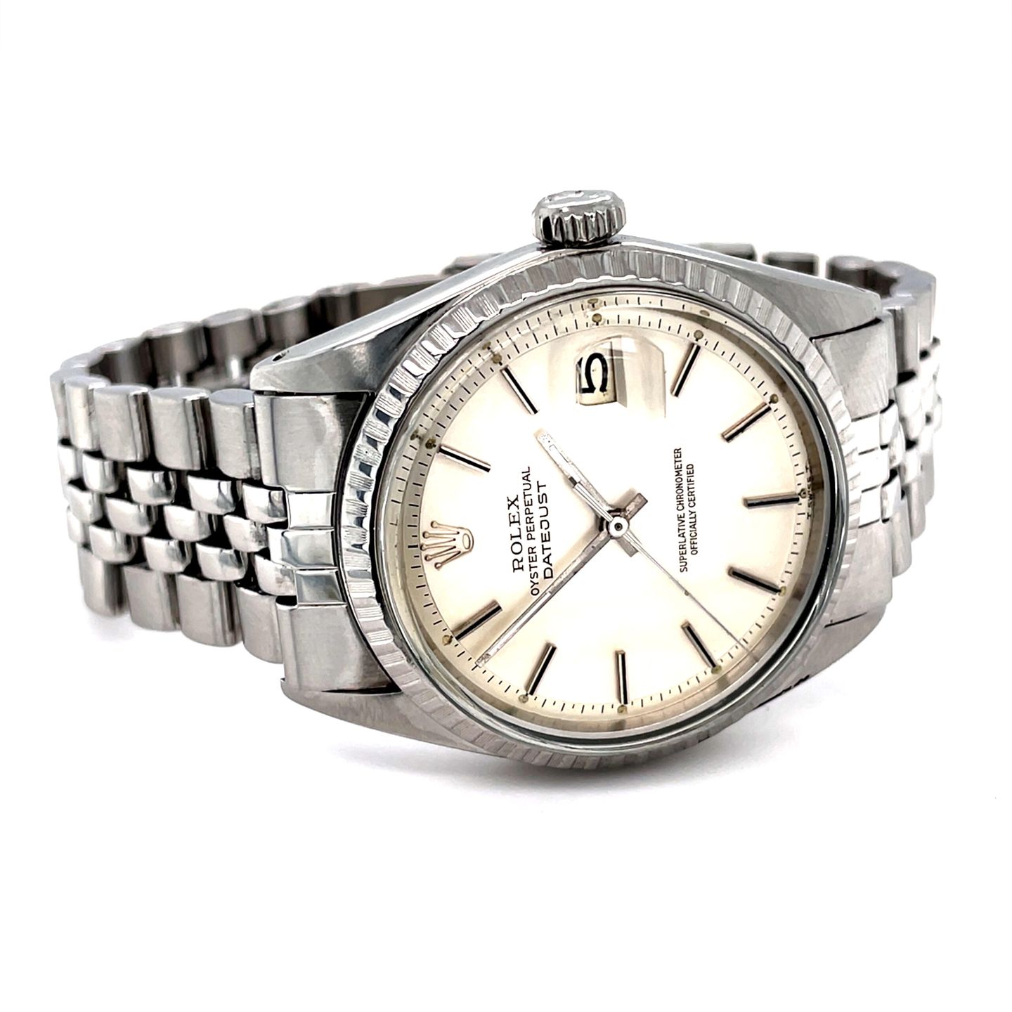 Rolex Datejust 1603 (1971) - 36 mm Steel case (7/8)