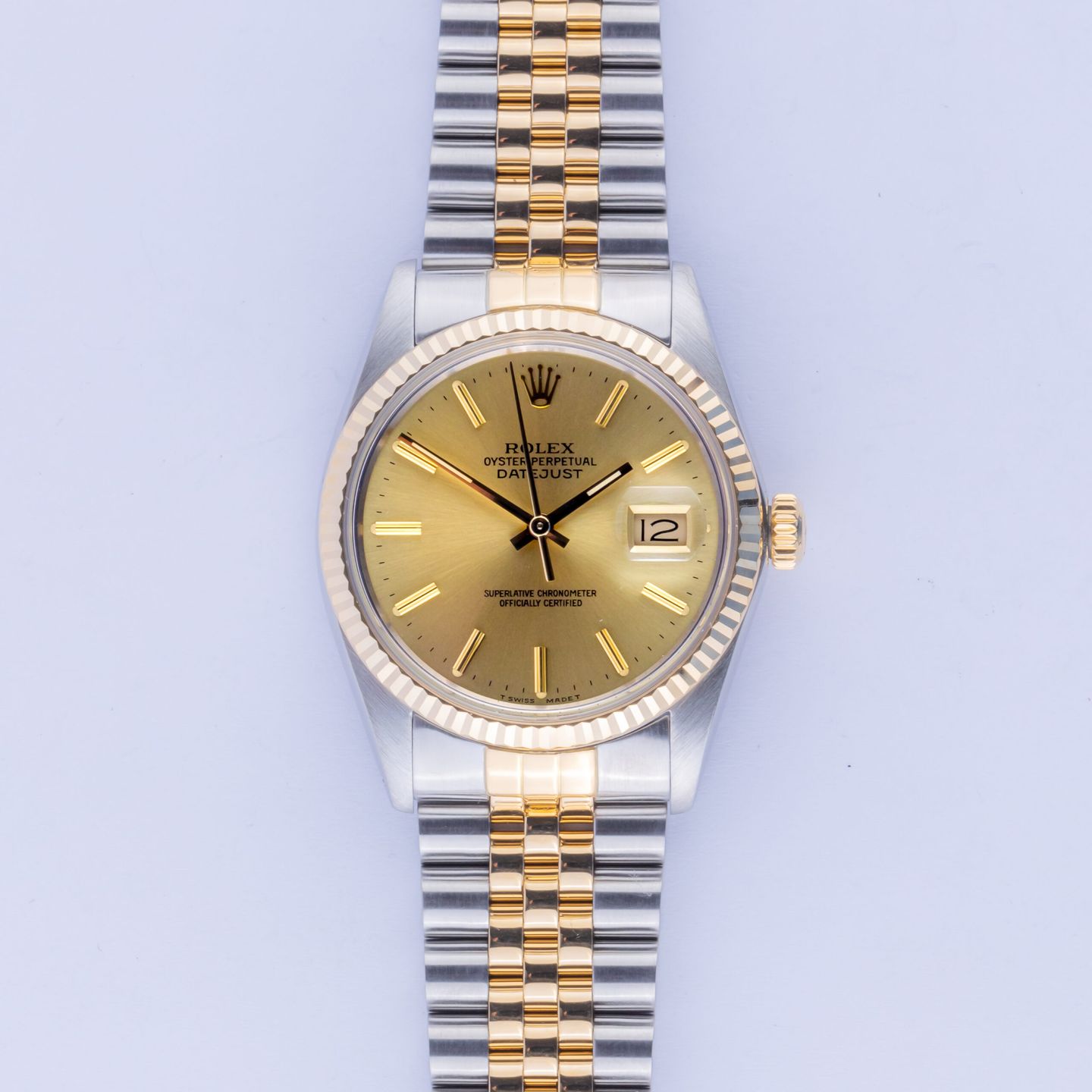 Rolex Datejust 36 16013 (1986) - 36 mm Gold/Steel case (3/8)