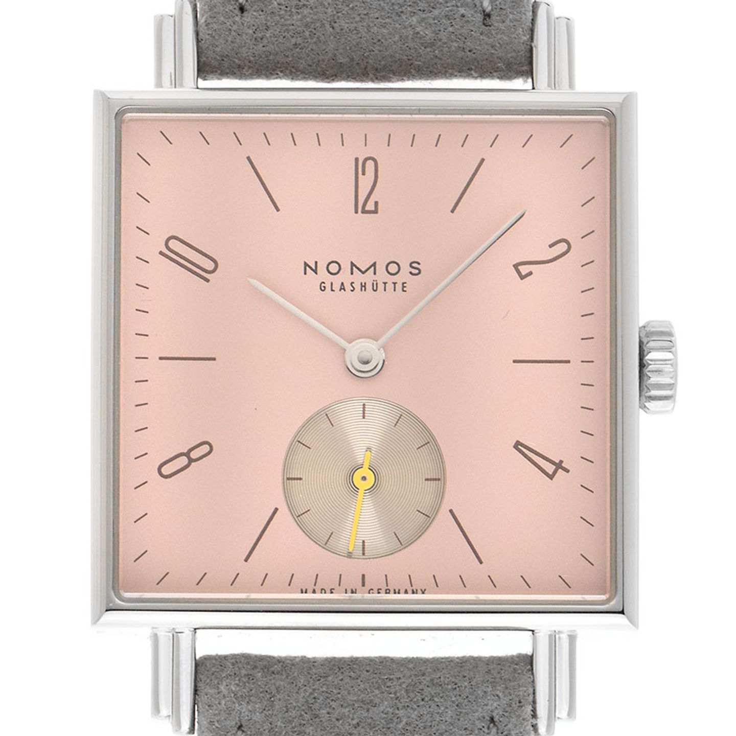NOMOS Tetra 474 (2025) - Roze wijzerplaat 30mm Staal (1/7)