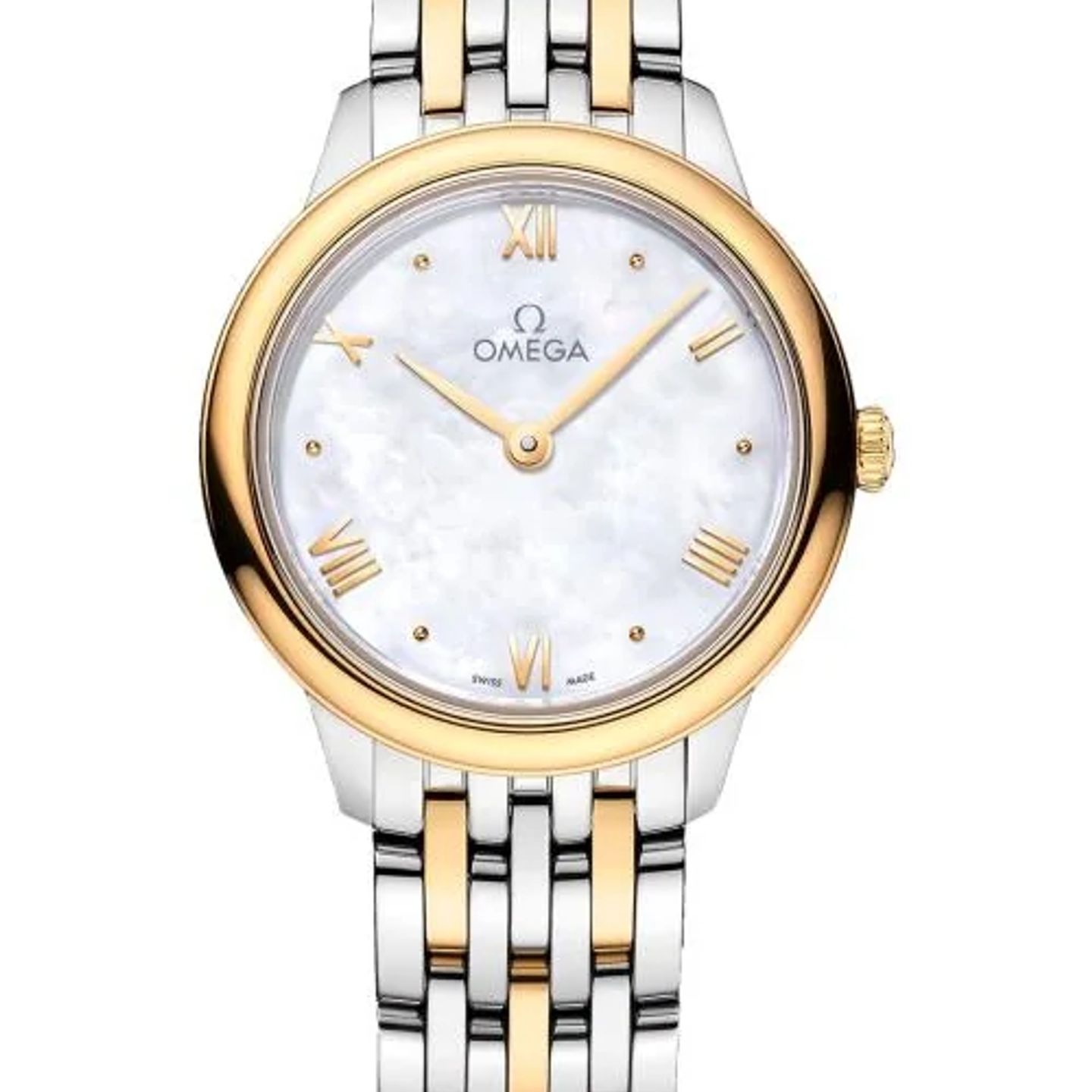 Omega De Ville 434.20.28.60.05.001 (2026) - Wit wijzerplaat 28mm Goud/Staal (1/1)