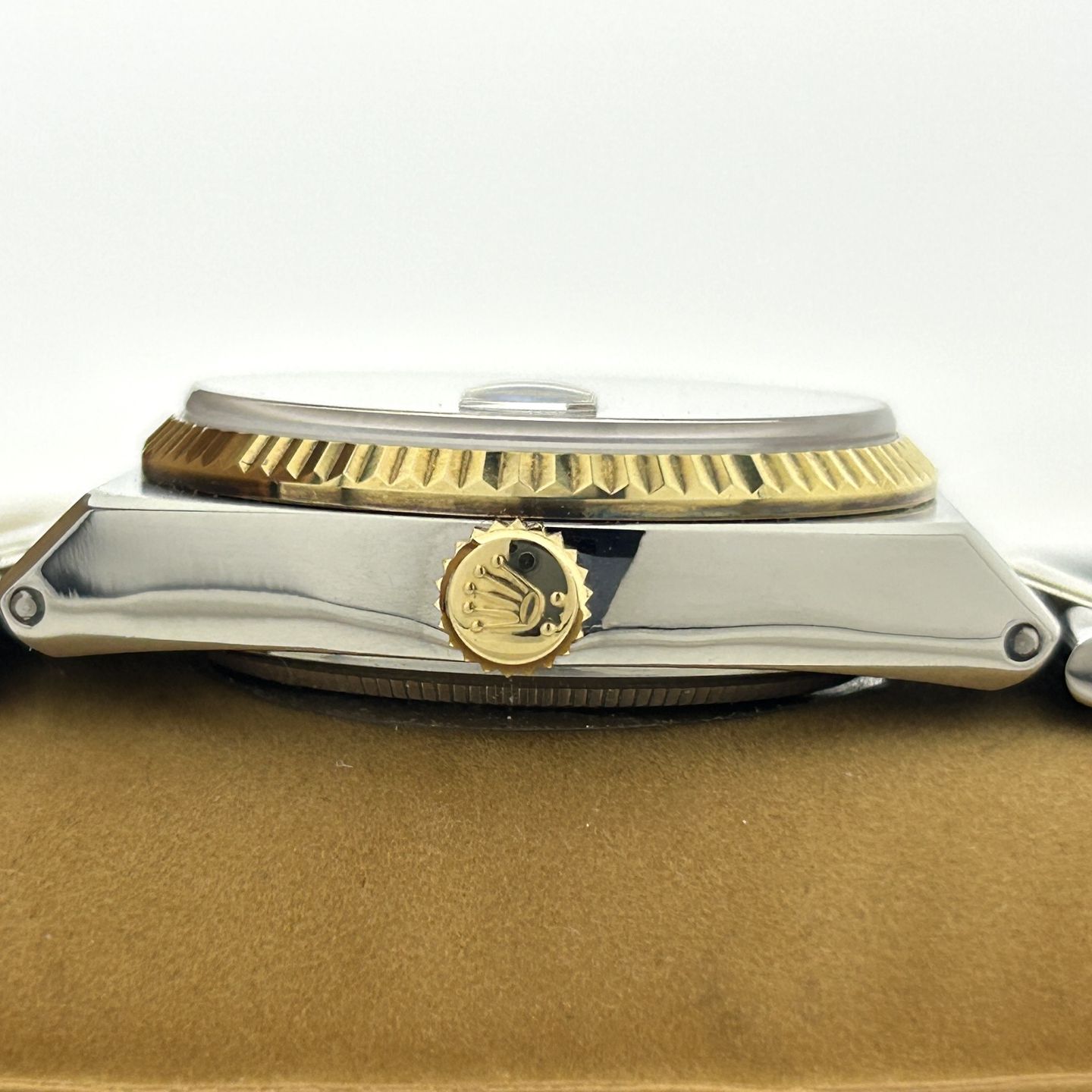 Rolex Datejust Oysterquartz 17013 (1978) - Blue dial 36 mm Gold/Steel case (3/8)