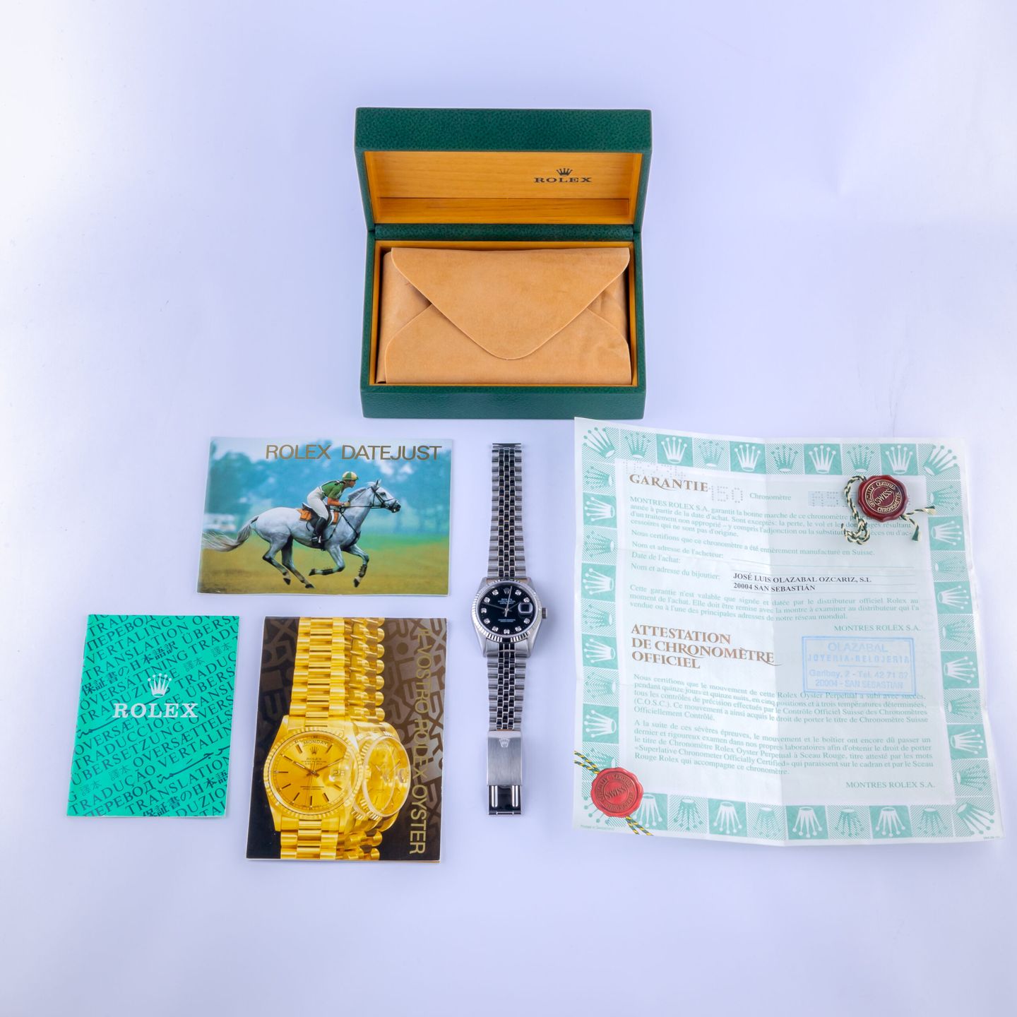 Rolex Datejust 36 16234 (1999) - 36mm Staal (8/8)