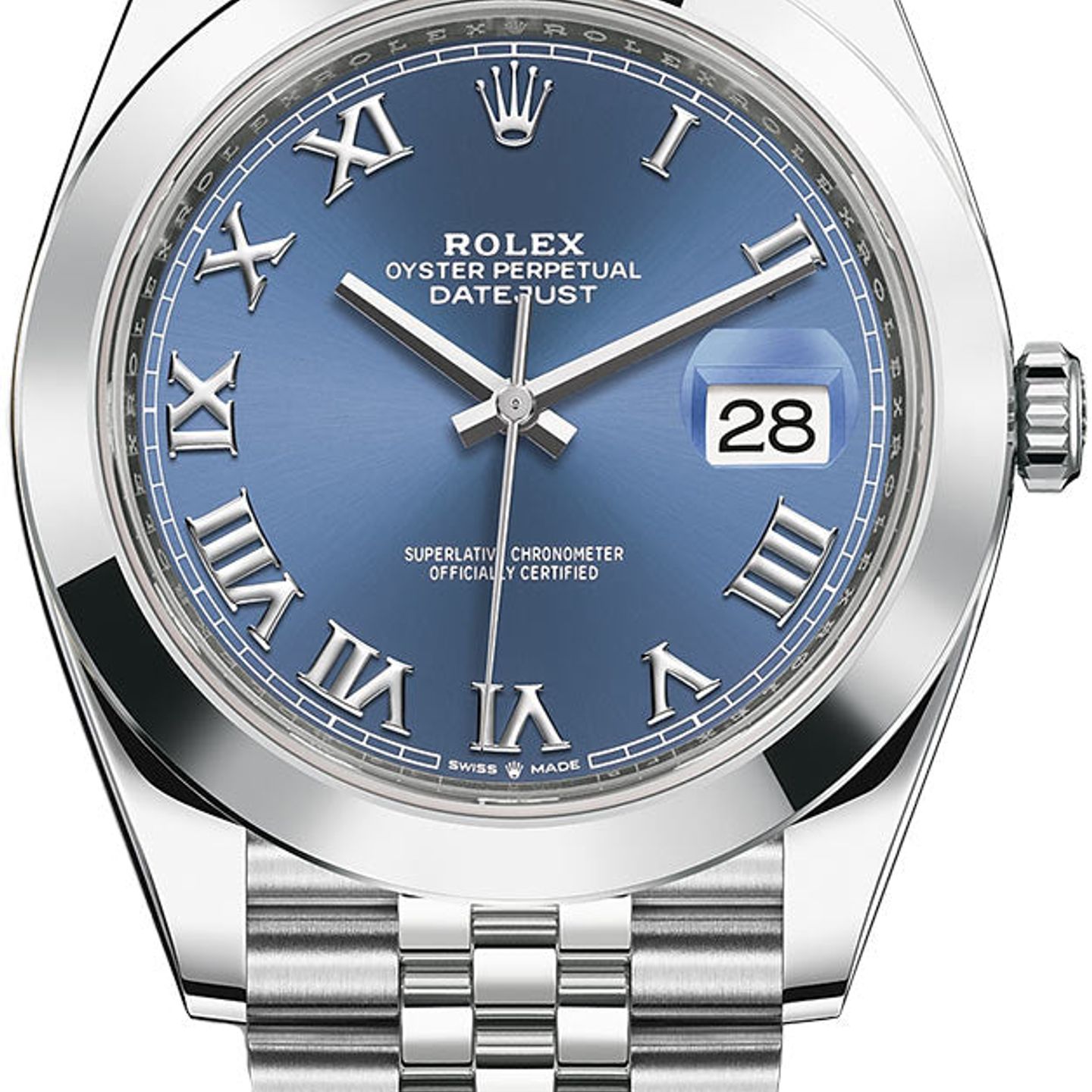 Rolex Datejust 41 126300 (2024) - Blue dial 41 mm Steel case (1/1)