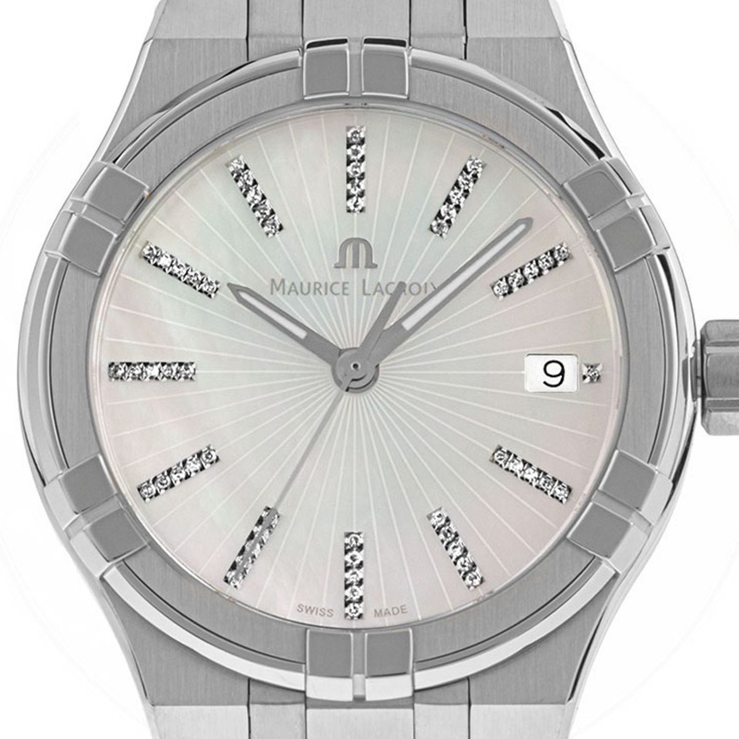 Maurice Lacroix Aikon AI6006-PVY11-170-1 (2025) - Parelmoer wijzerplaat 35mm Staal (1/7)