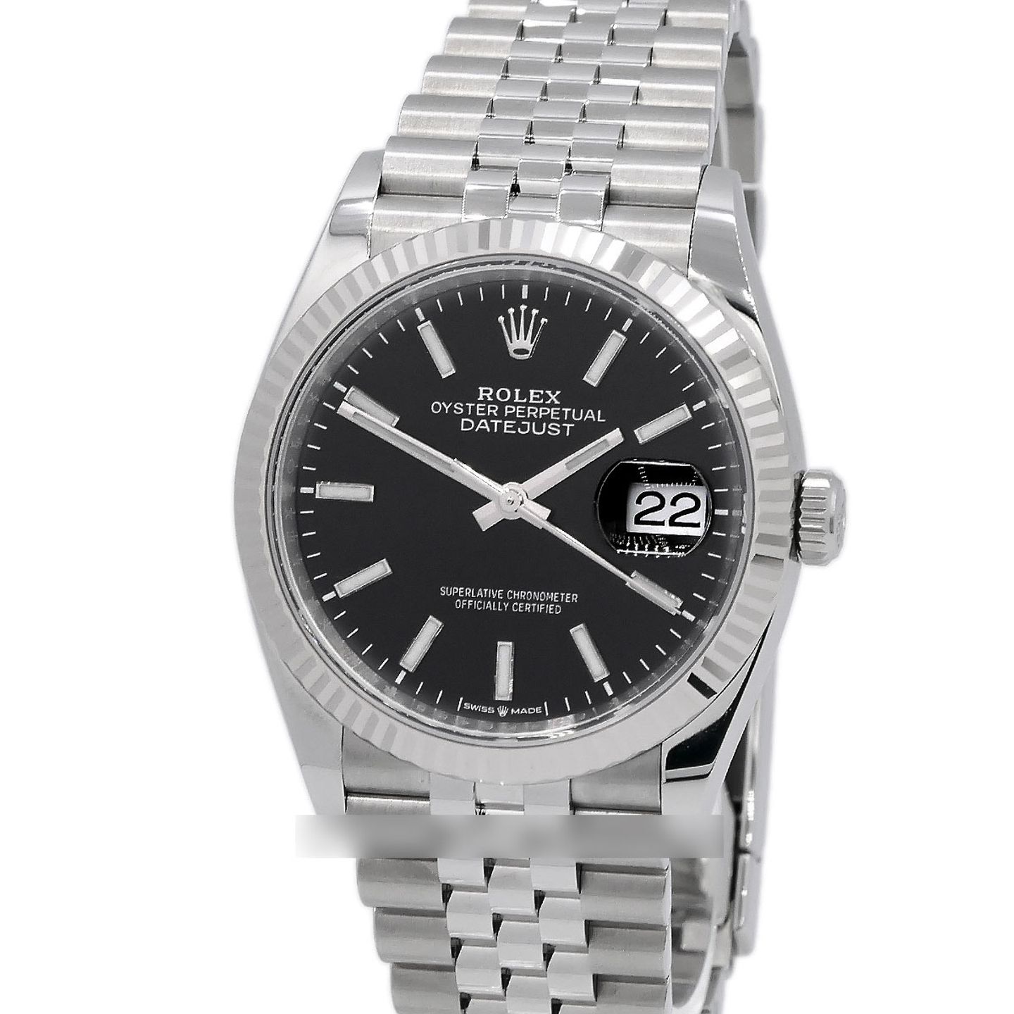 Rolex Datejust 36 126234 (2021) - Zwart wijzerplaat 36mm Staal (1/5)