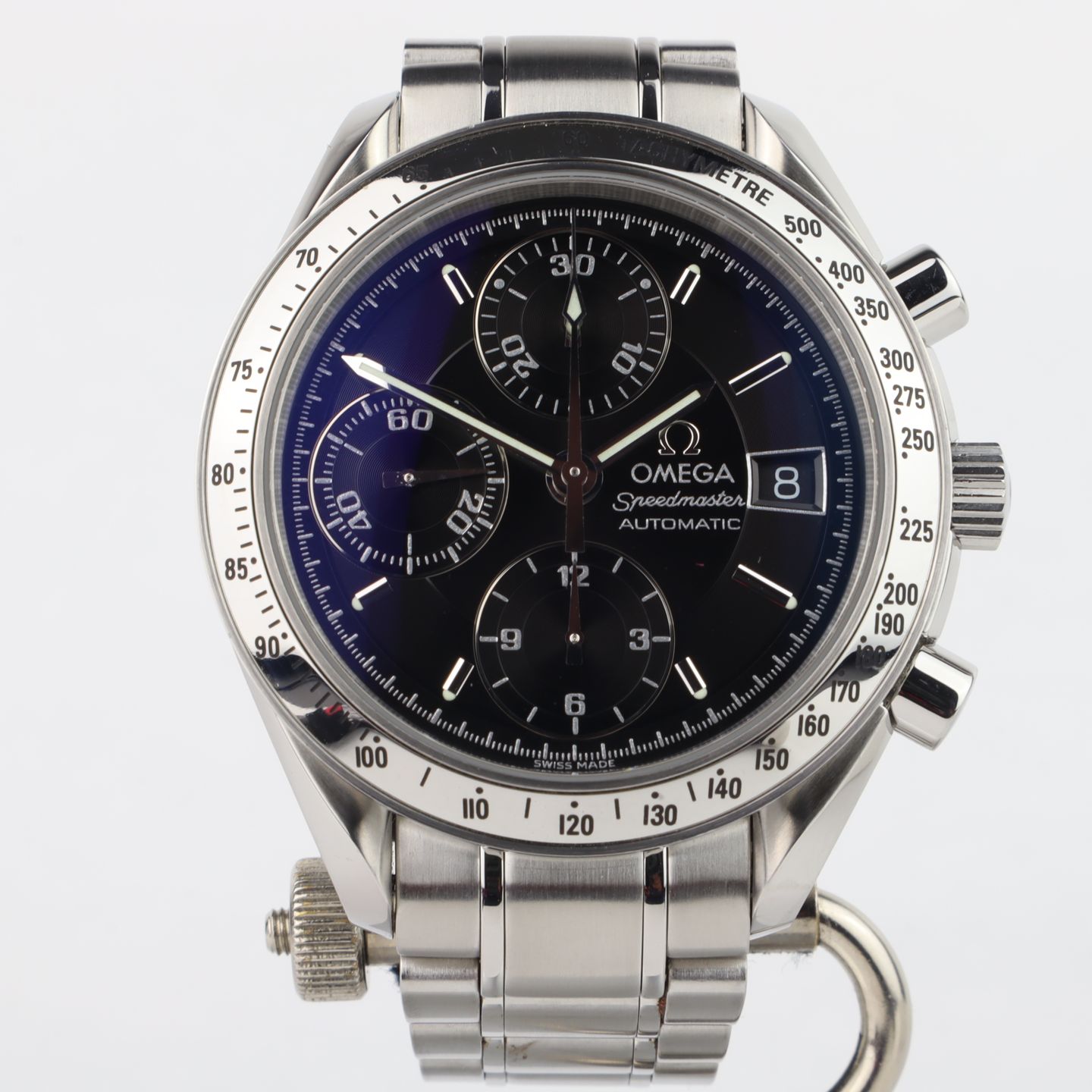 Omega Speedmaster Date 3513.50 (1998) - 39 mm Steel case (2/8)