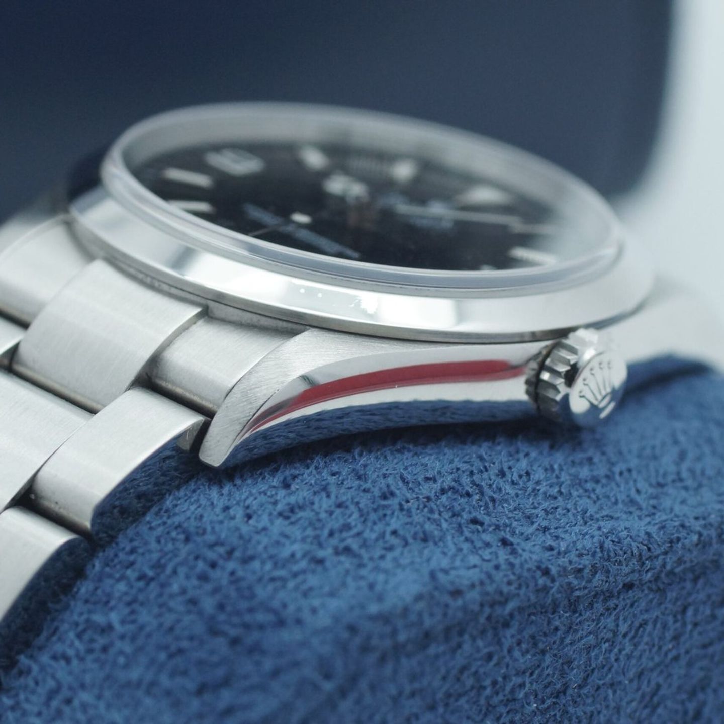 Rolex Explorer 114270 (2005) - Black dial 36 mm Steel case (5/8)