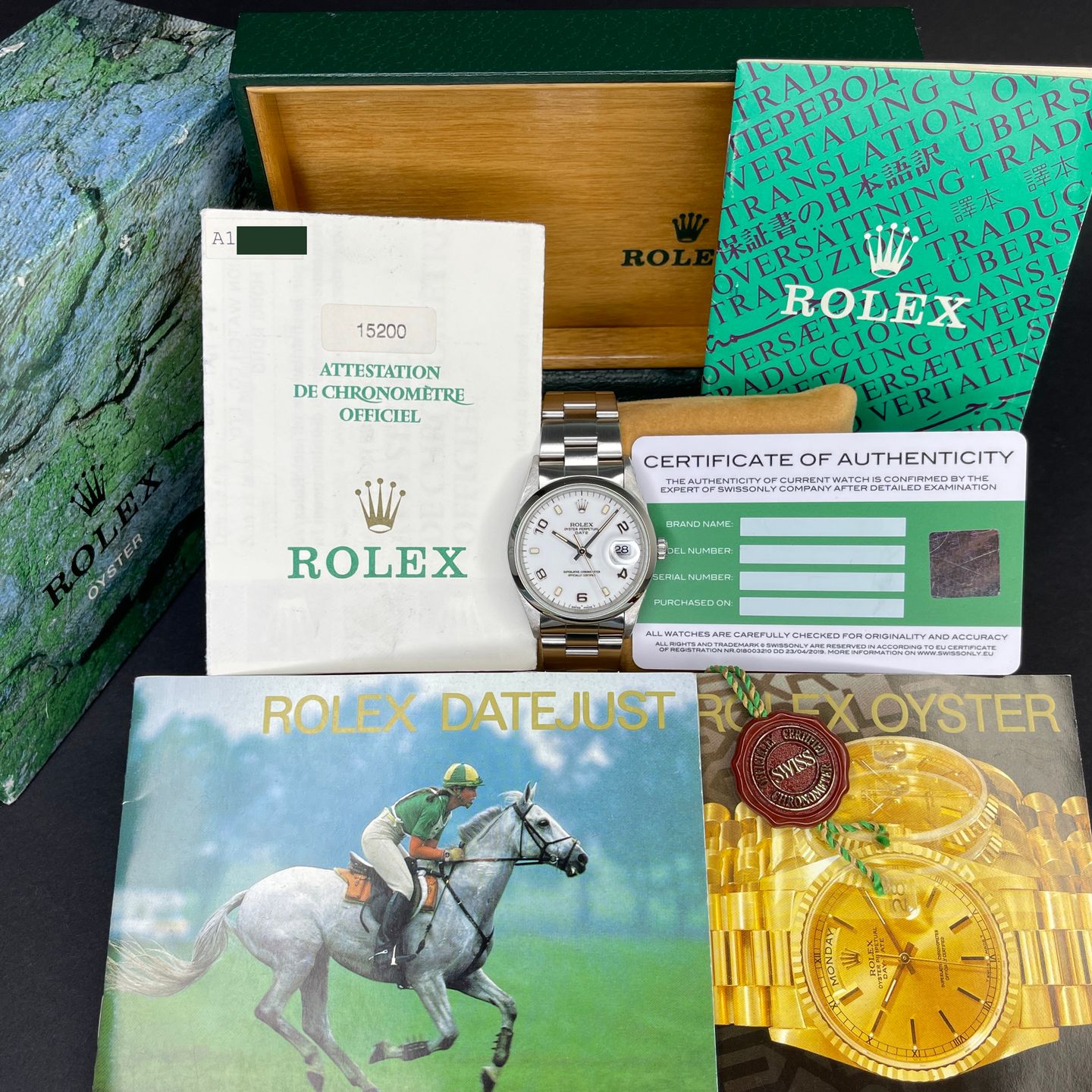 Rolex Oyster Perpetual Date 15200 (1999) - 34 mm Steel case (2/8)