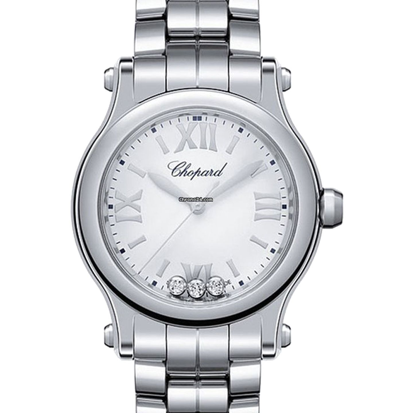 Chopard Happy Sport 278590-3002 (2024) - Silver dial 30 mm Steel case (1/3)