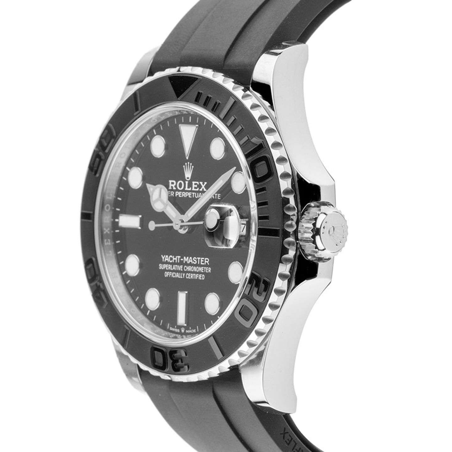 Rolex Yacht-Master 42 226659 (2019) - Black dial 42 mm White Gold case (4/8)