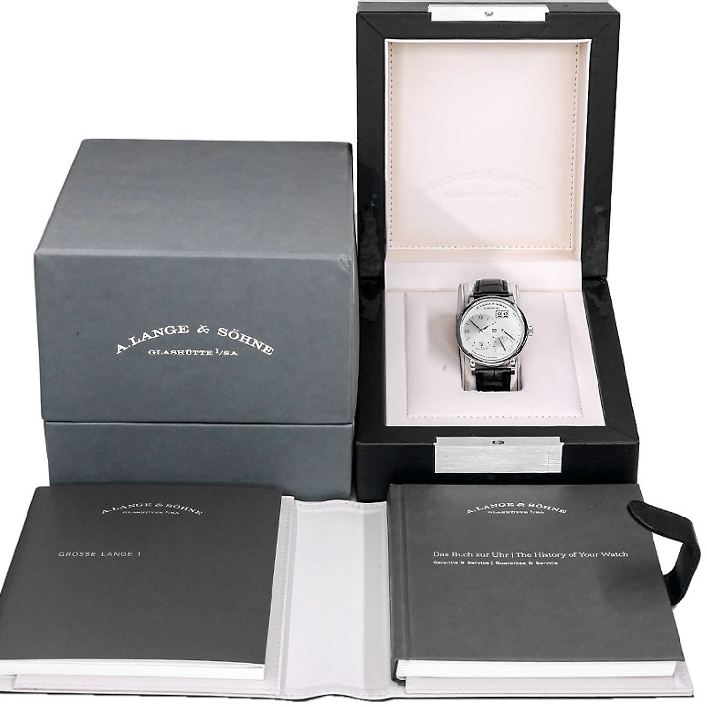 A. Lange & Söhne Grand Lange 1 117.025 (2019) - Silver dial 41 mm Platinum case (6/6)
