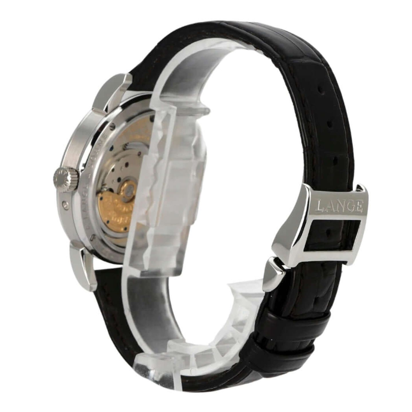 A. Lange & Söhne Saxonia 330.025 (2013) - Zilver wijzerplaat 39mm Platina (7/8)