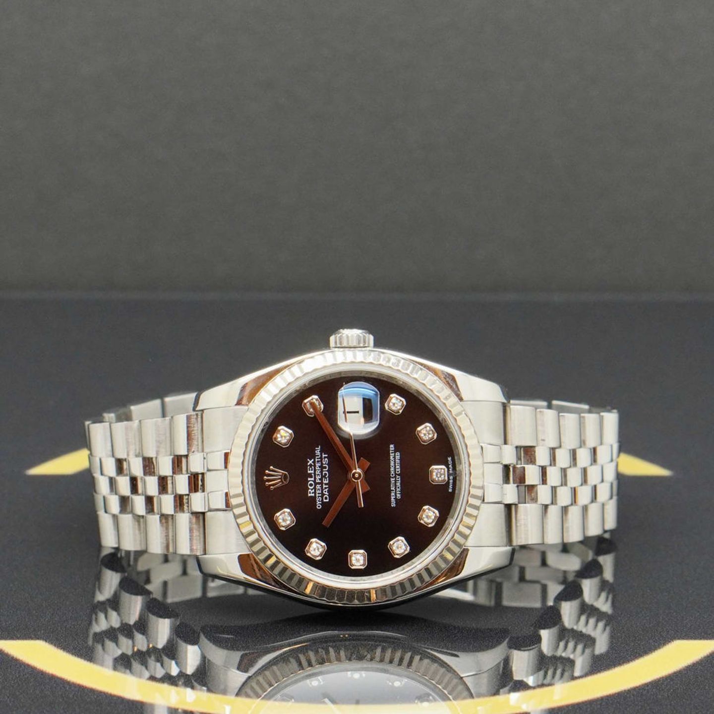 Rolex Datejust 36 116234 (2009) - Black dial 36 mm Steel case (4/7)