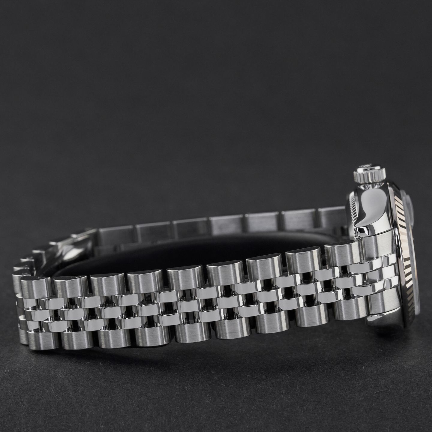 Rolex Lady-Datejust 179174 (2005) - Black dial 26 mm Steel case (6/8)