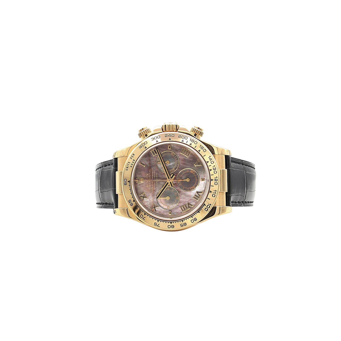 Rolex Daytona 116518 (Unknown (random serial)) - 40 mm Yellow Gold case (6/8)