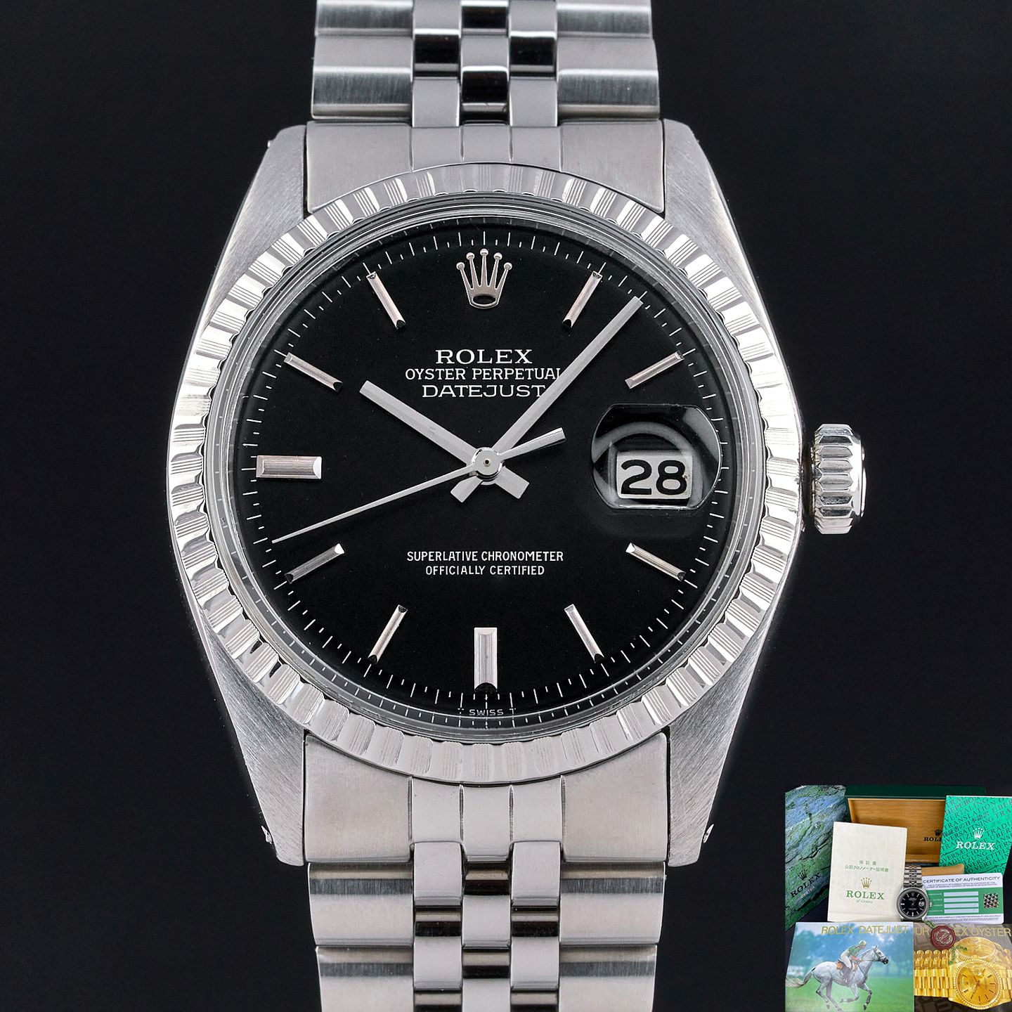 Rolex Datejust 1603 (1978) - 36mm Staal (1/8)