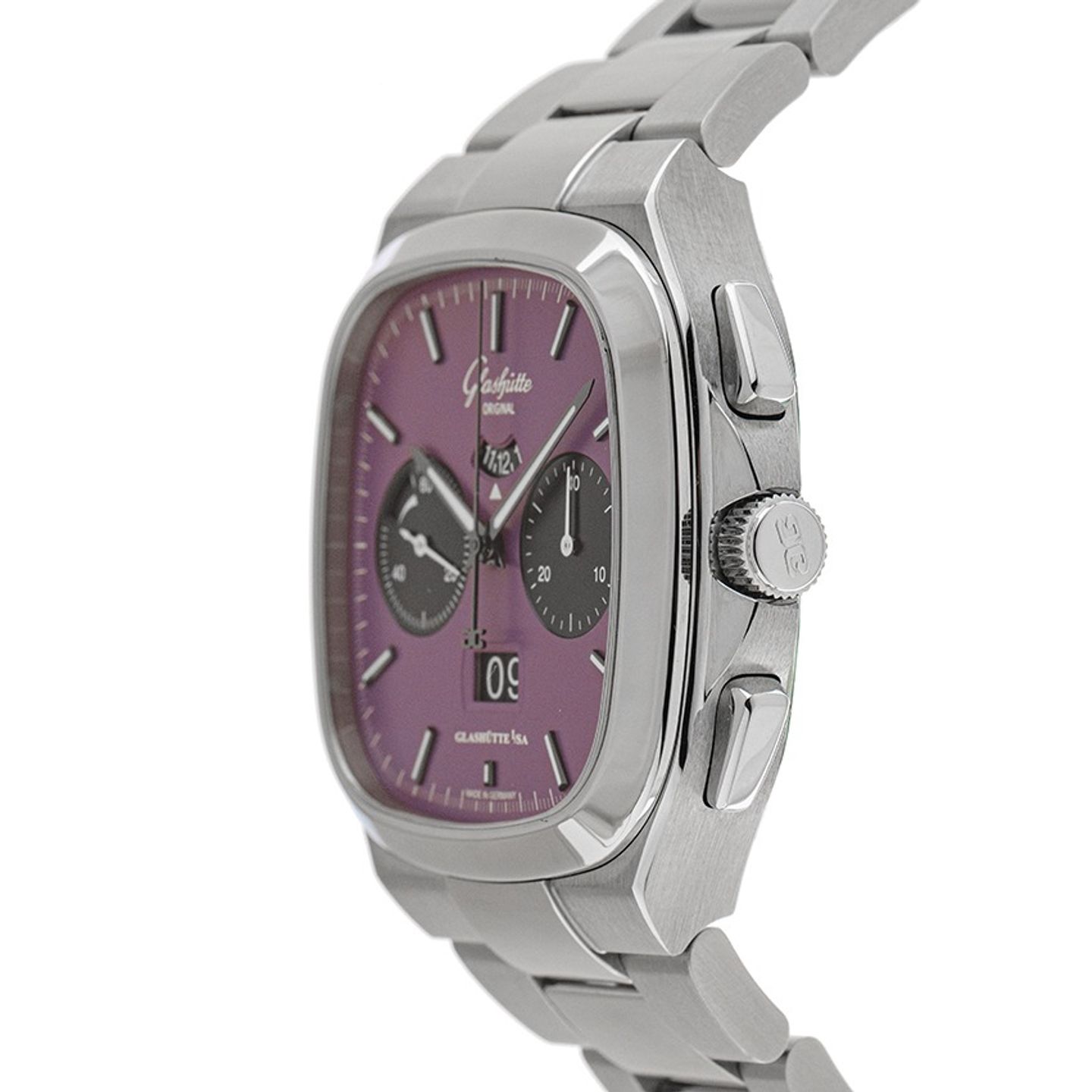 Glashütte Original Seventies 1-37-02-20-02-70 (2026) - Paars wijzerplaat 40mm Staal (4/7)