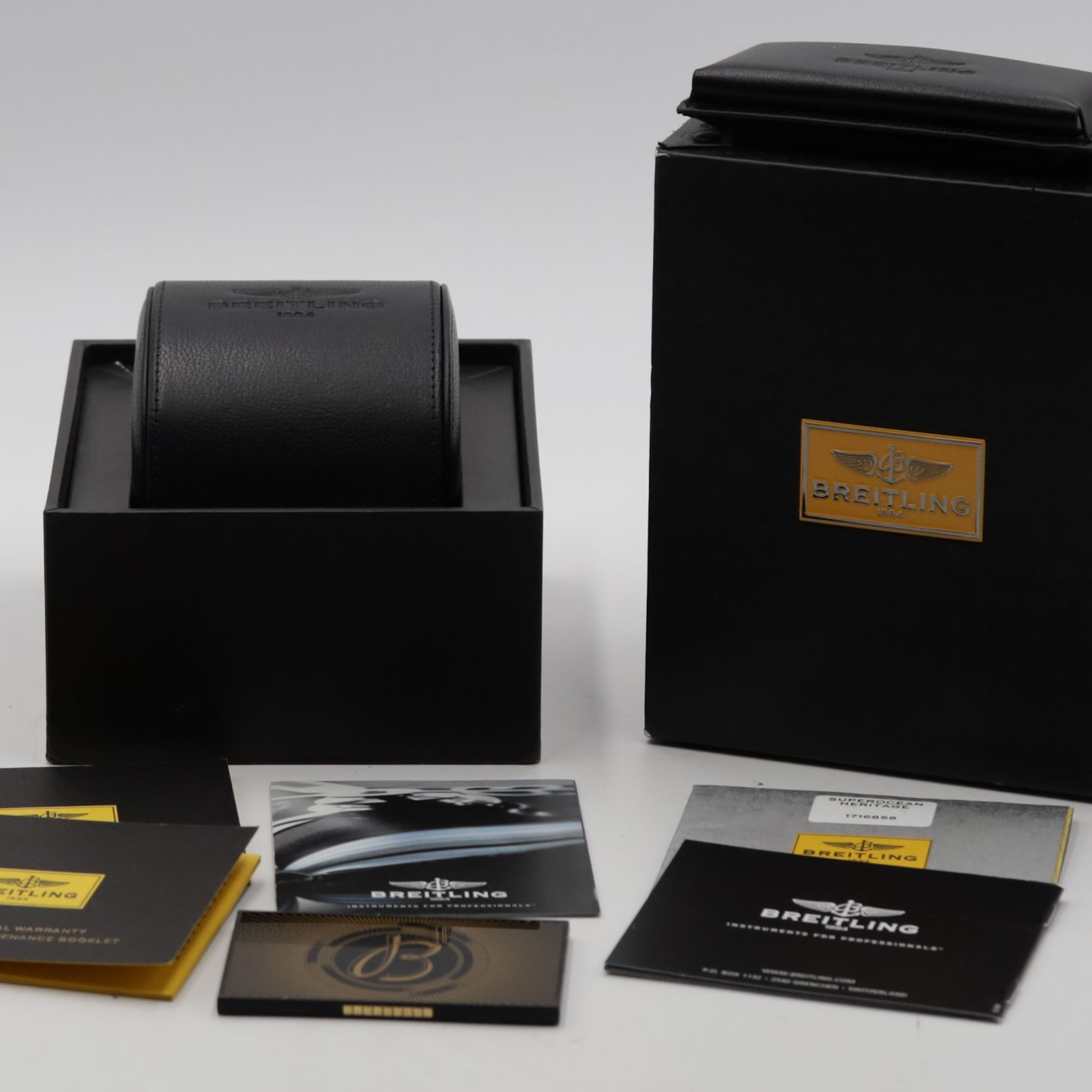 Breitling Superocean Heritage 46 A1732024/B868 (Unknown (random serial)) - Black dial 46 mm Steel case (8/8)