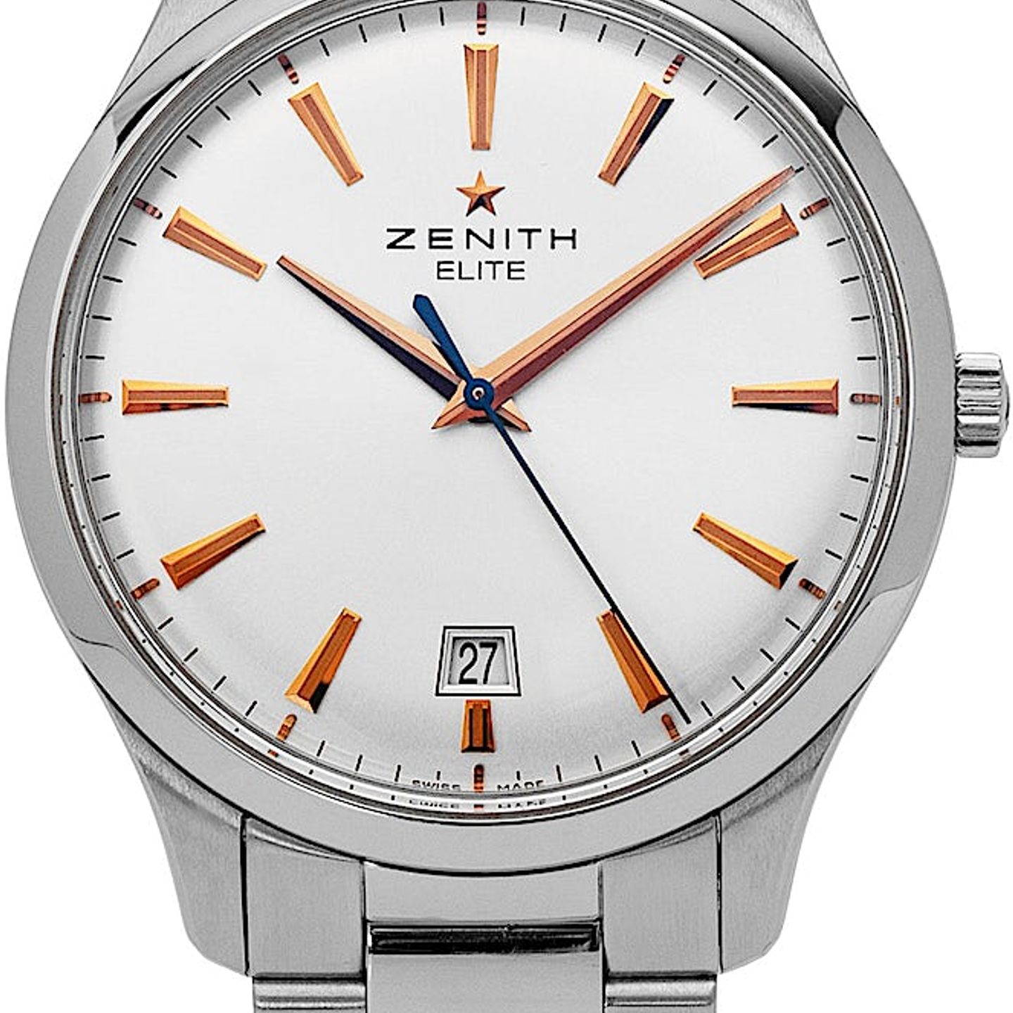 Zenith Captain Central Second 03.2020.670/01.C498 (2019) - Silver dial 40 mm Steel case (2/4)