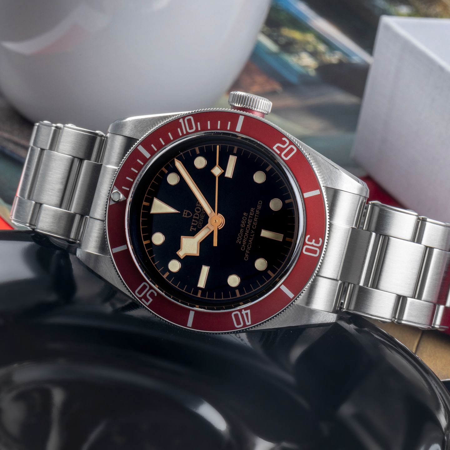 Tudor Black Bay 79230R (Unknown (random serial)) - Black dial 41 mm Steel case (2/8)