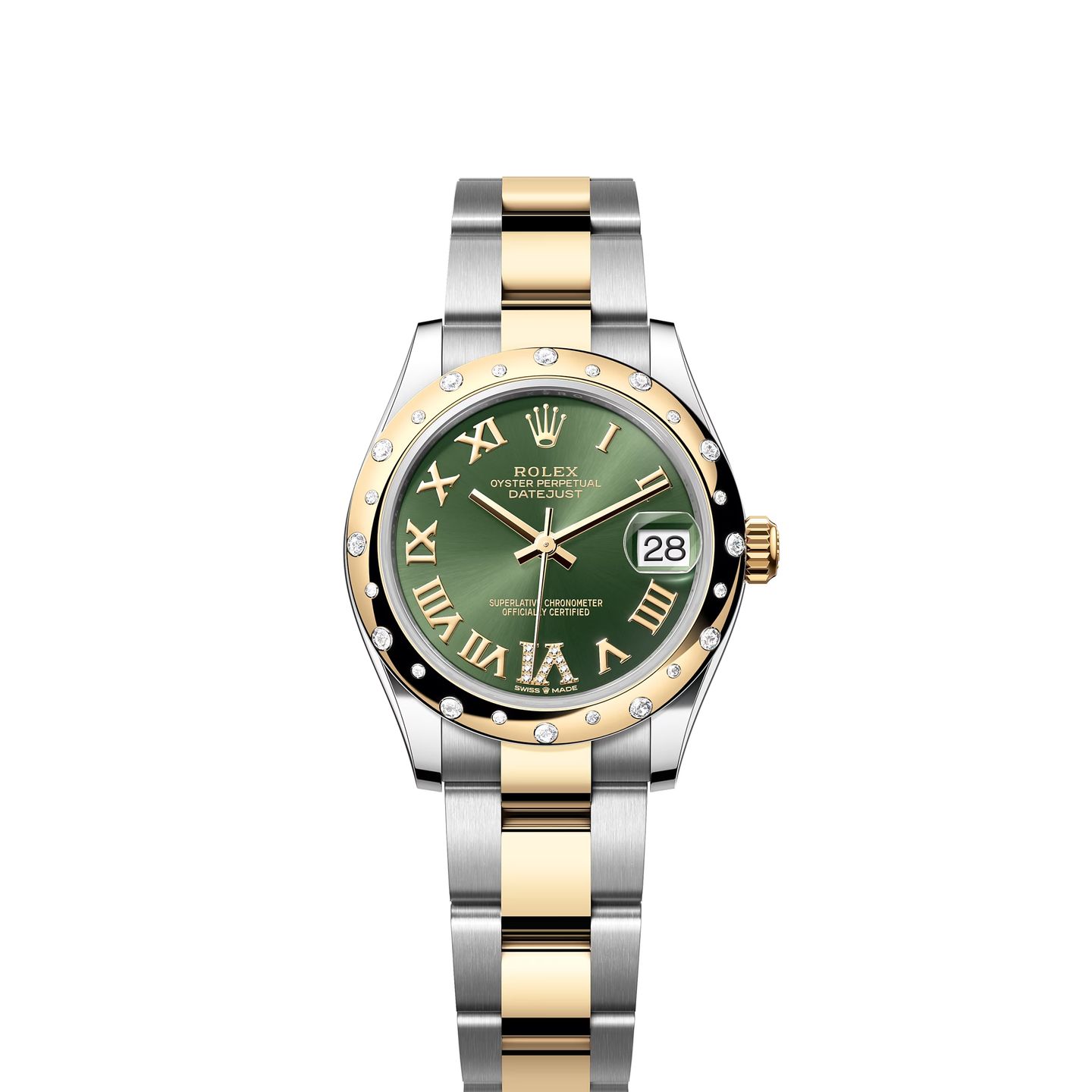 Rolex Datejust 31 278343RBR (2024) - Groen wijzerplaat 31mm Staal (1/1)