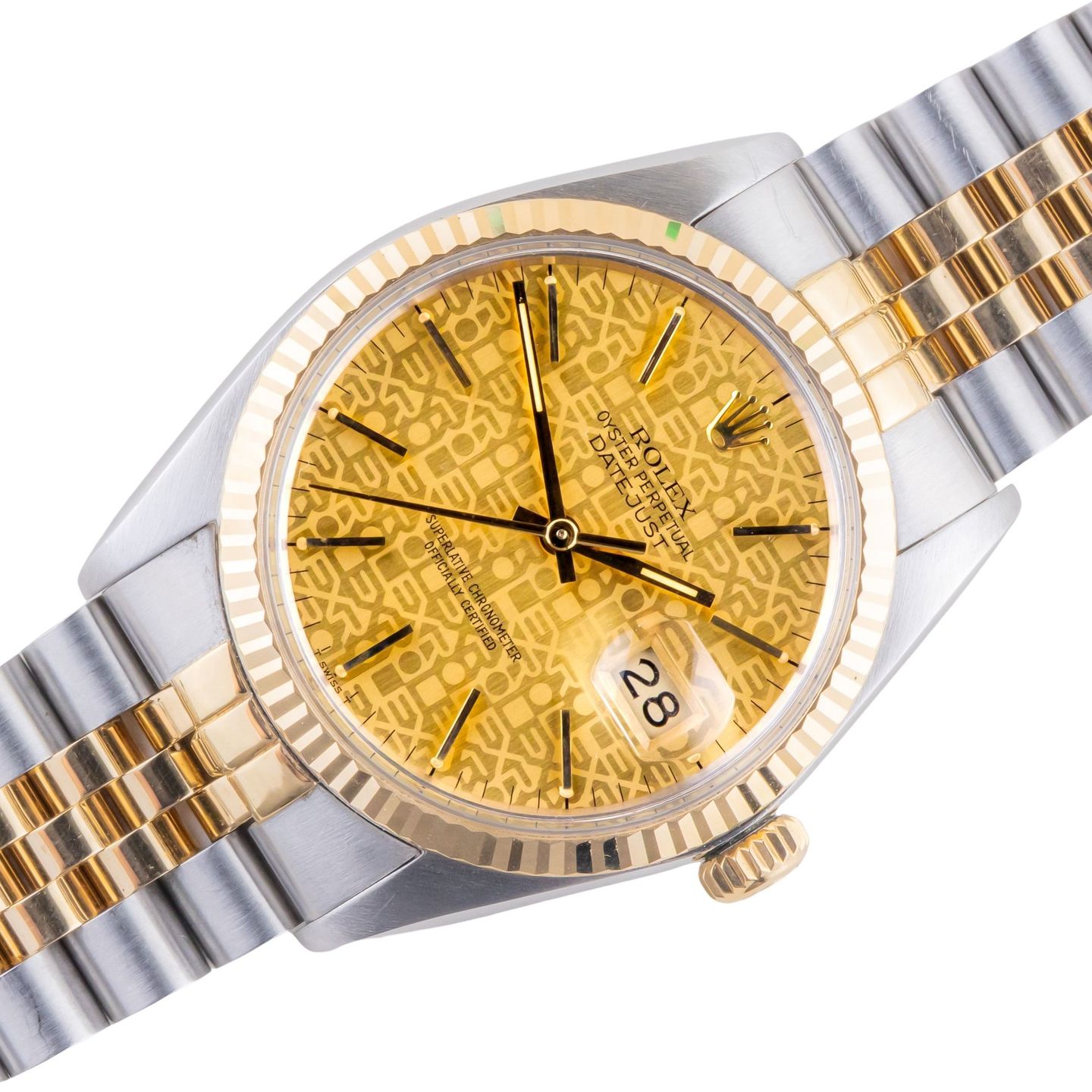 Rolex Datejust 36 16013 (1984) - 36mm Goud/Staal (1/8)