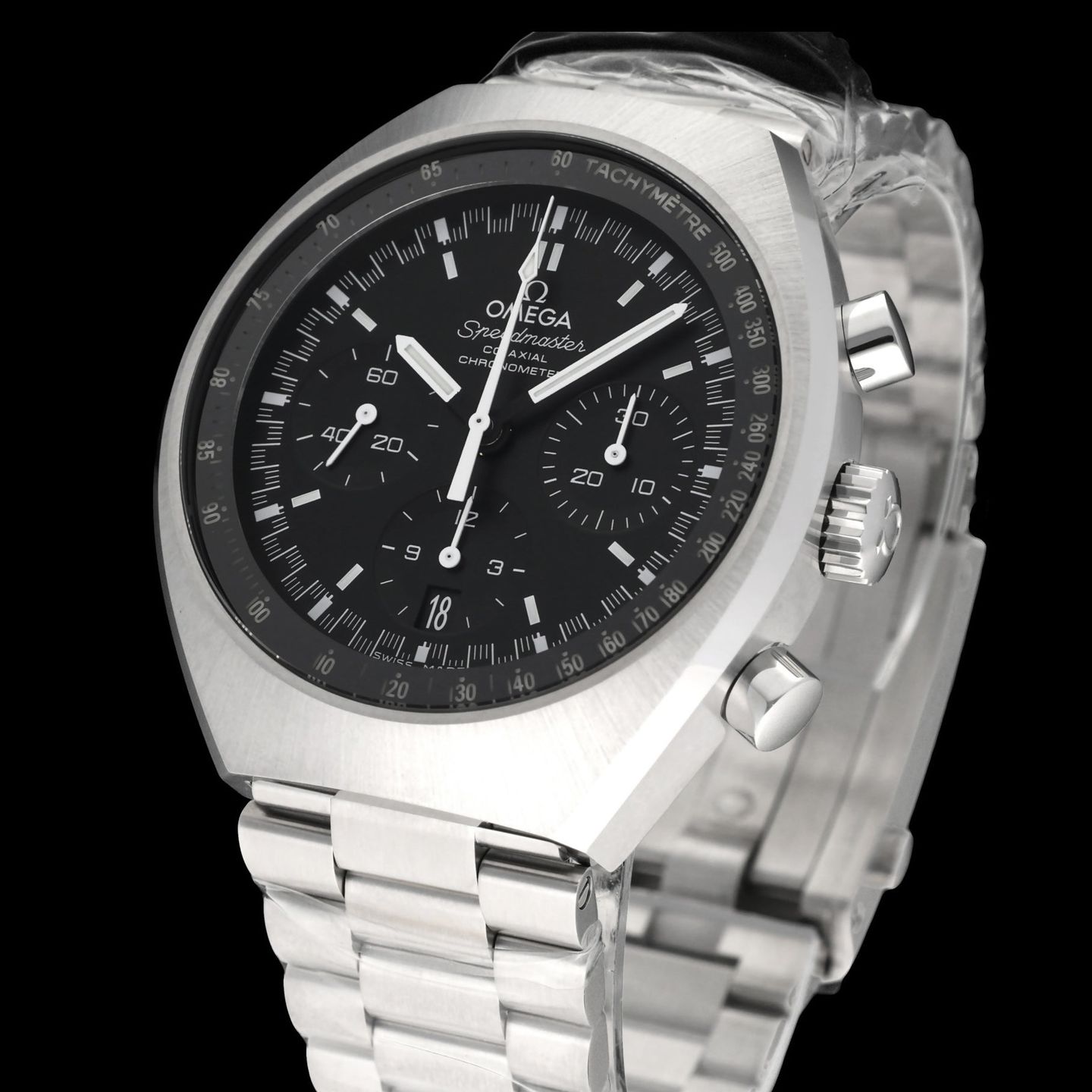 Omega Speedmaster Mark II 327.10.43.50.01.001 (2025) - Black dial 42 mm Steel case (7/8)