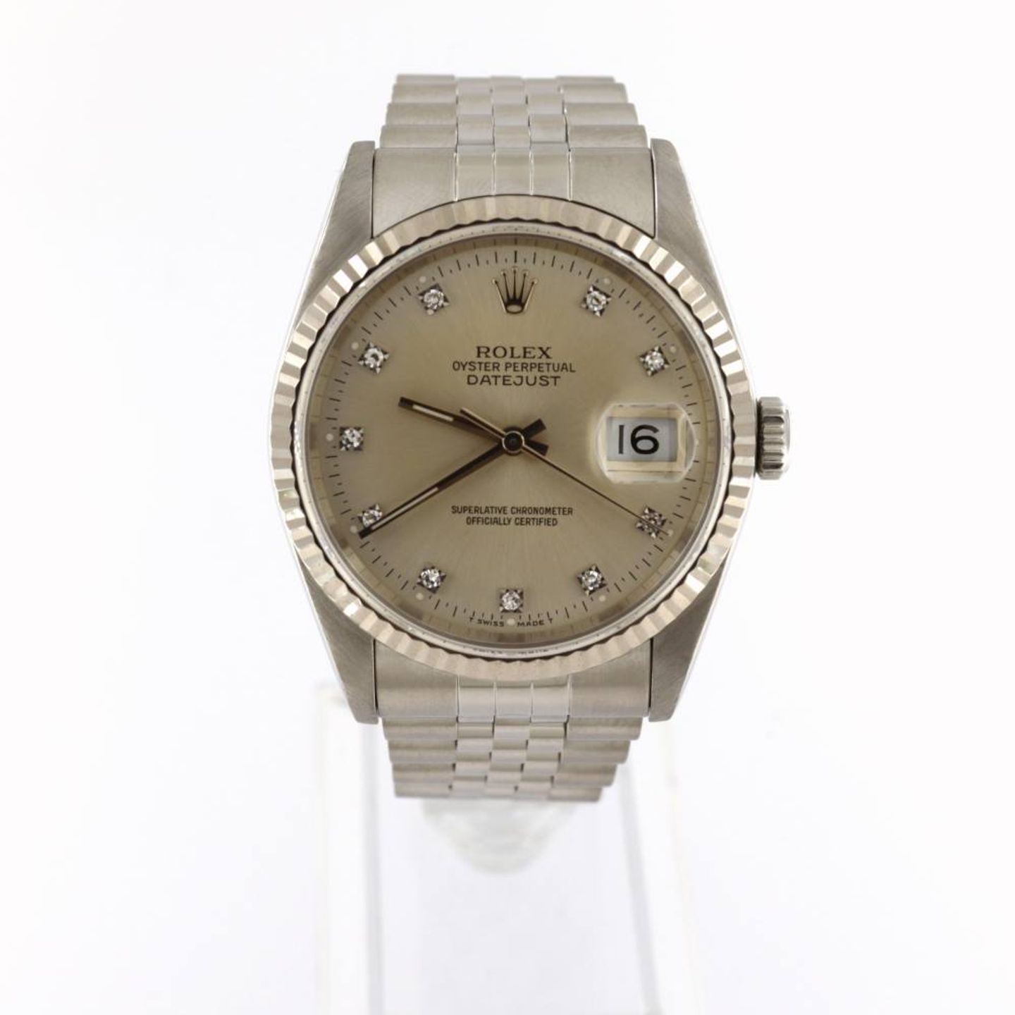 Rolex Datejust 36 16234 (1992) - 36mm Staal (1/6)