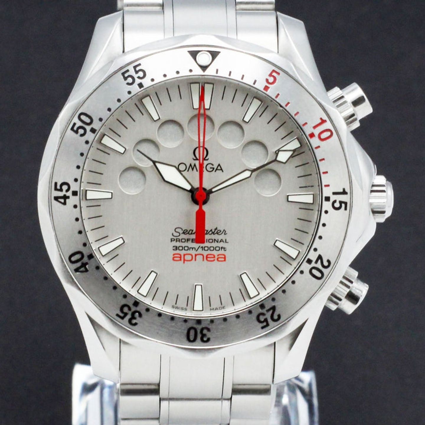 Omega Seamaster Diver 300 M 2595.30.00 (2006) - Zilver wijzerplaat 42mm Staal (1/7)