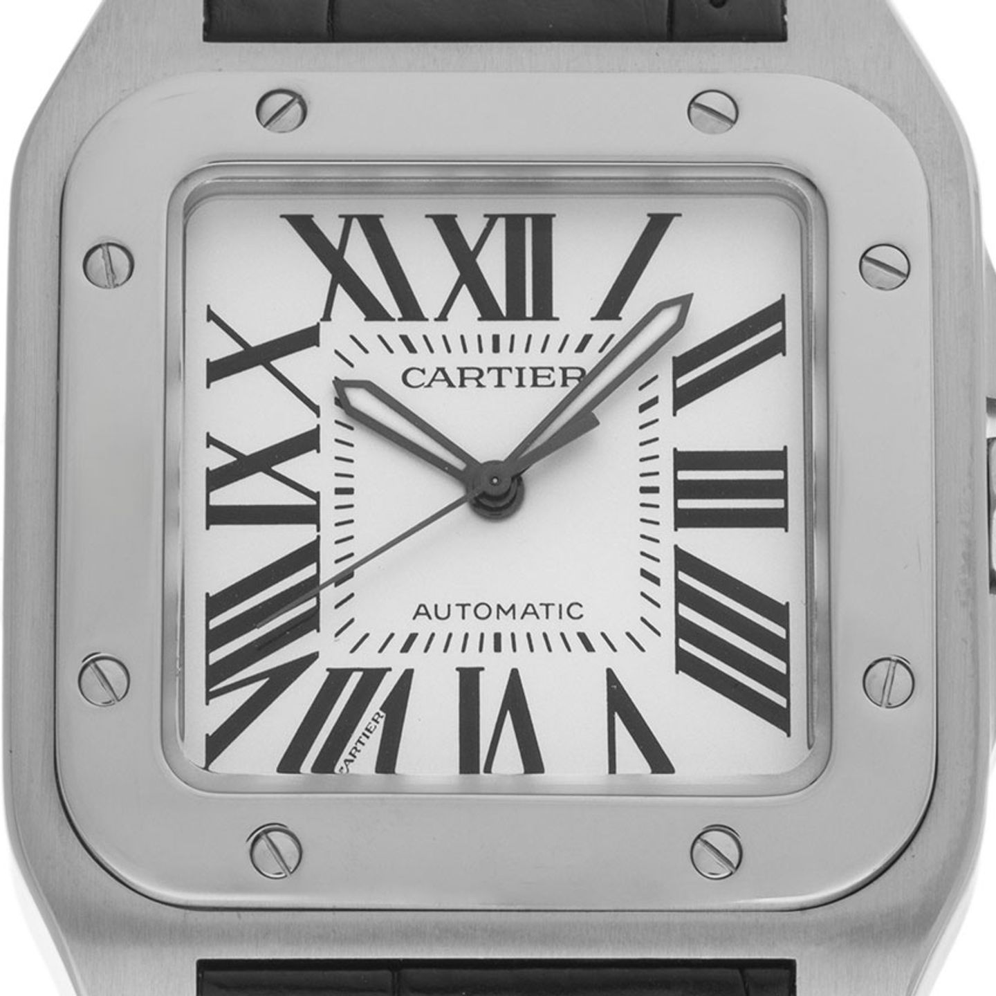 Cartier Santos 100 2656 (2021) - 38mm Staal (1/7)