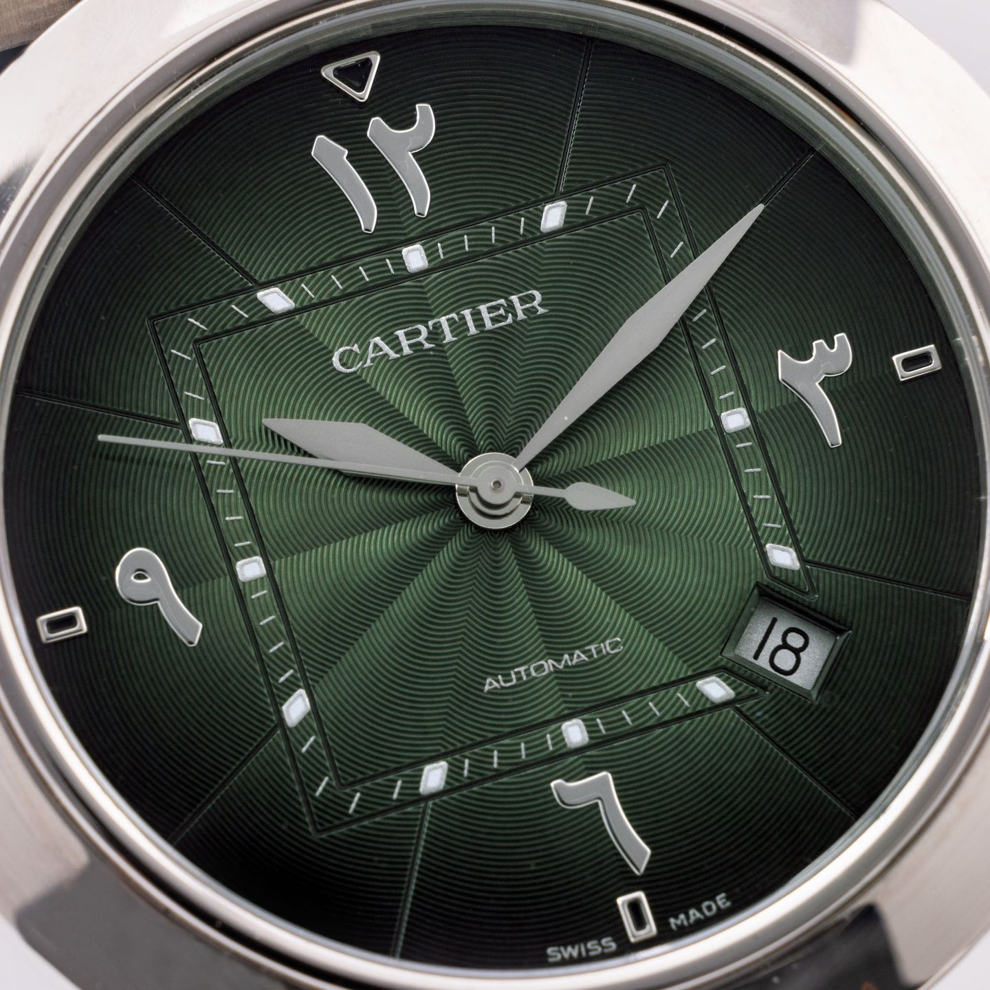 Cartier Pasha WSPA0022 (2021) - Green dial 41 mm Steel case (3/8)