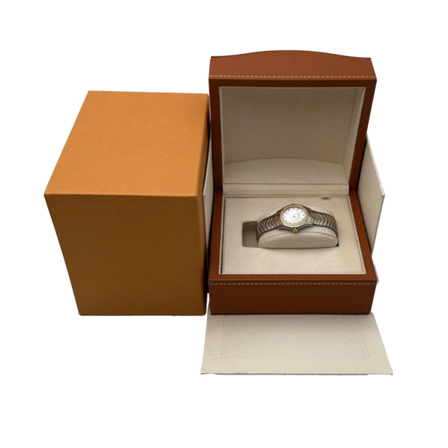 Ebel Classic 1215262 (Unknown (random serial)) - Pearl dial 25 mm Gold/Steel case (5/5)