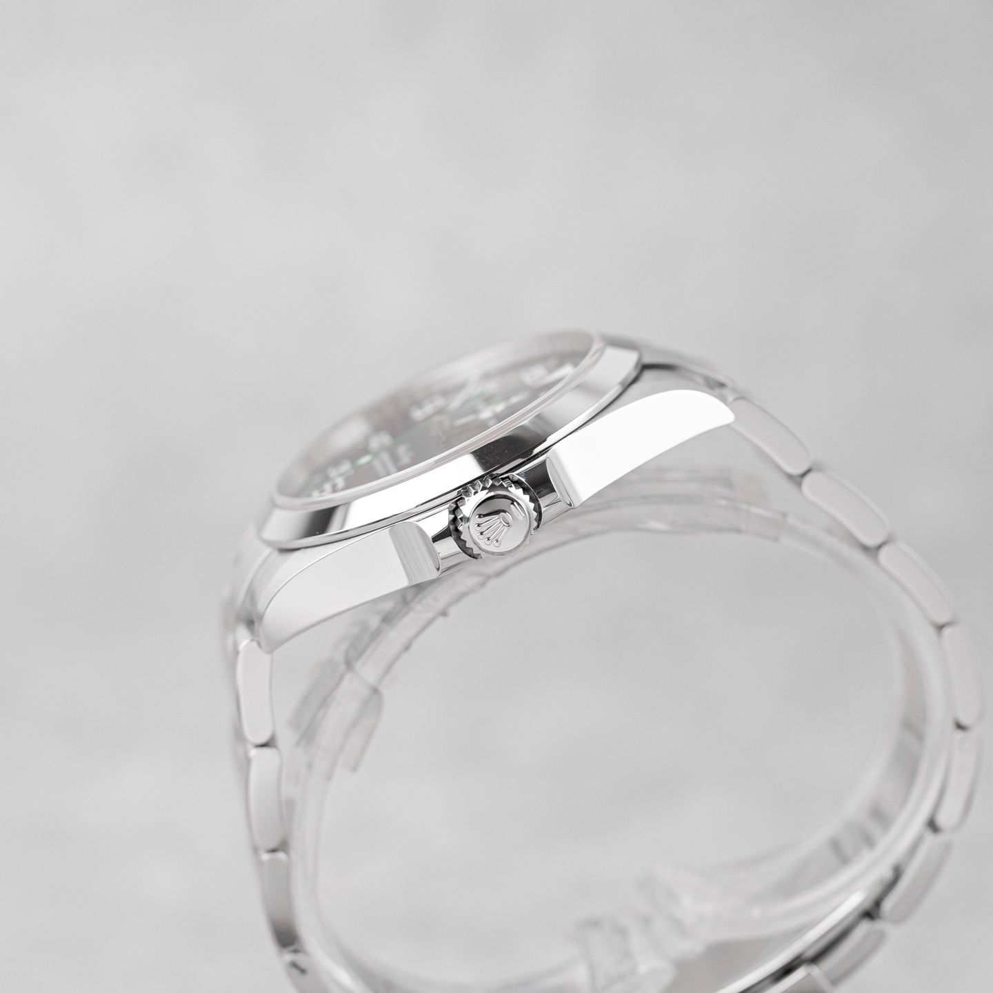 Rolex Air-King 126900 (2023) - Black dial 40 mm Steel case (5/8)