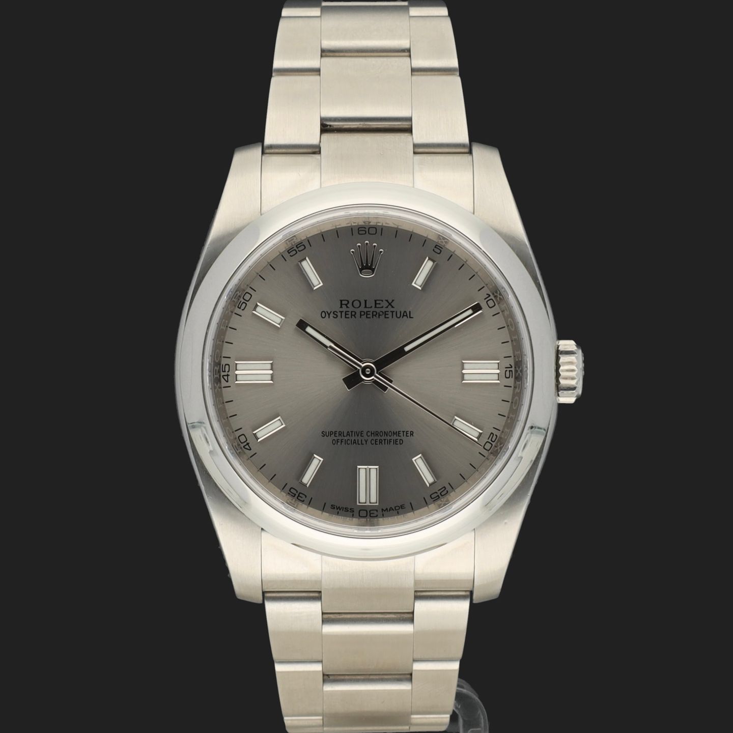 Rolex Oyster Perpetual 36 116000 (2017) - Zilver wijzerplaat 36mm Staal (3/8)