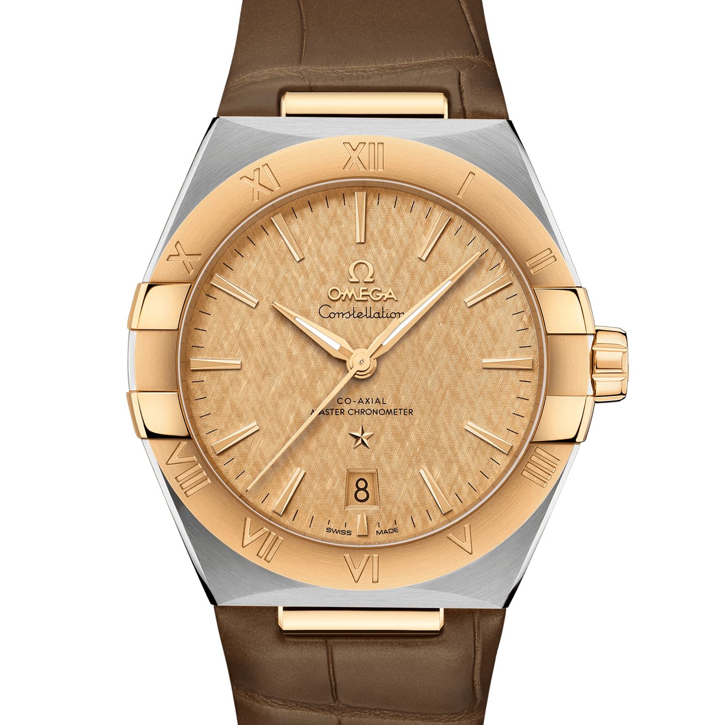 Omega Constellation 131.23.39.20.08.001 (2024) - Yellow dial 39 mm Steel case (1/8)