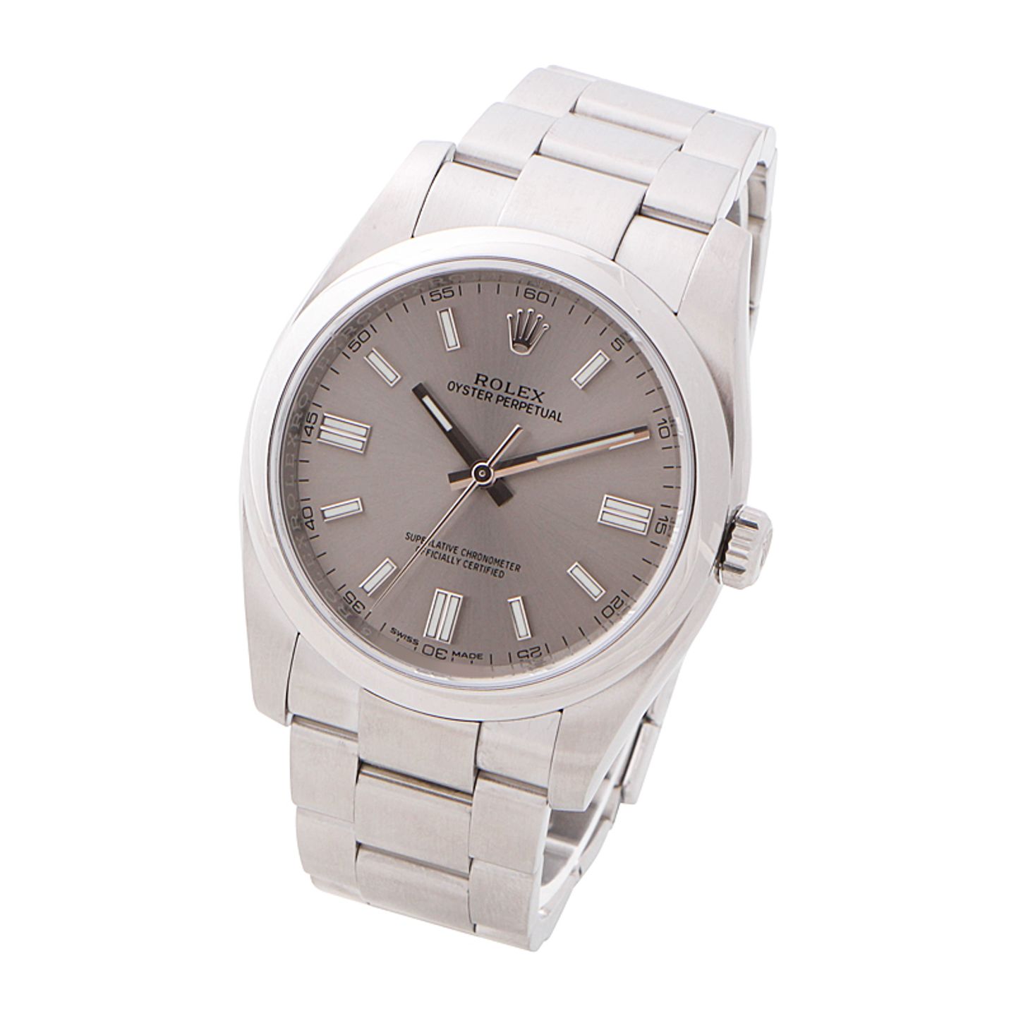 Rolex Oyster Perpetual 36 116000 (2020) - Silver dial 36 mm Steel case (2/4)