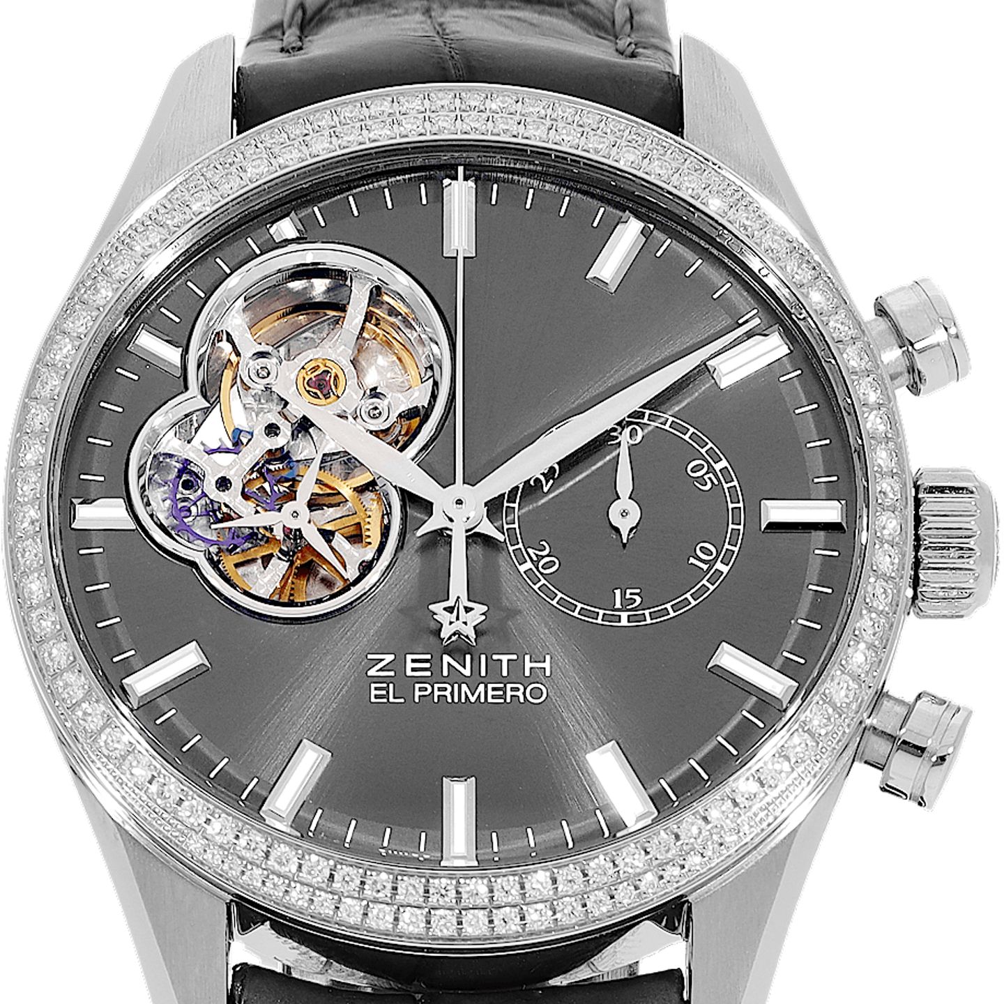 Zenith El Primero Chronomaster Lady 16.2150.4062/91.C760 (2021) - Grey dial 38 mm Steel case (1/5)