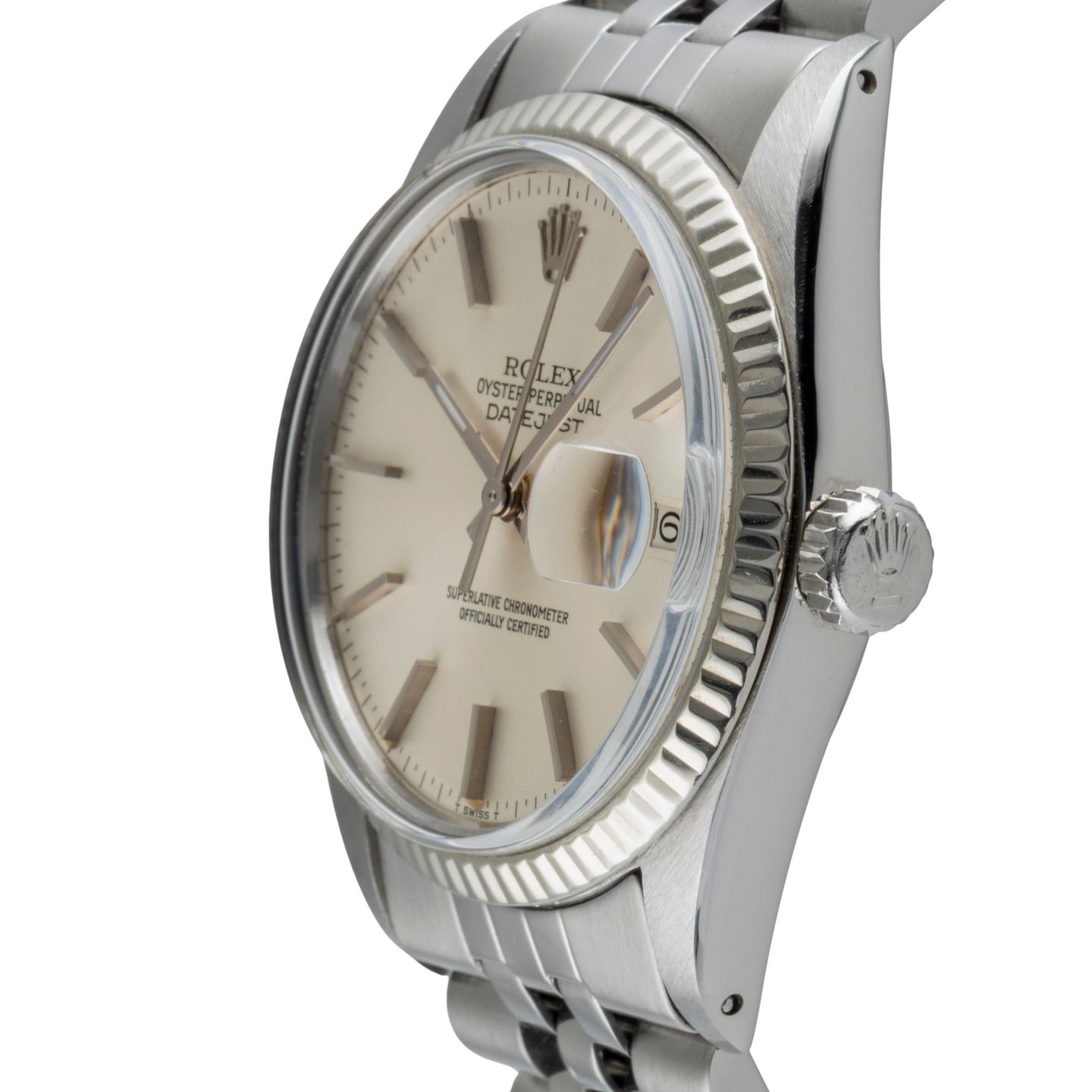 Rolex Datejust 36 16014 (1981) - Zilver wijzerplaat 36mm Staal (6/8)