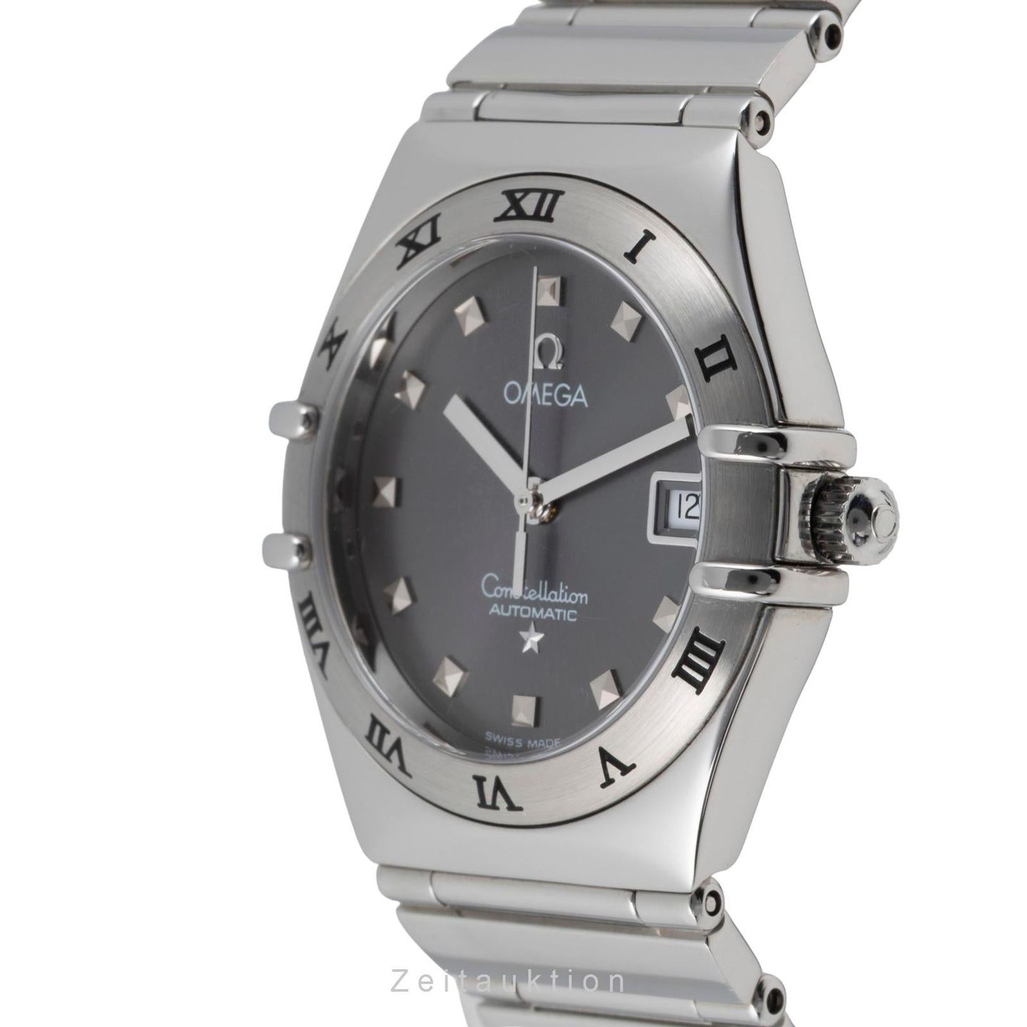 Omega Constellation 1591.51.00 (1998) - Grey dial 28 mm Steel case (6/8)